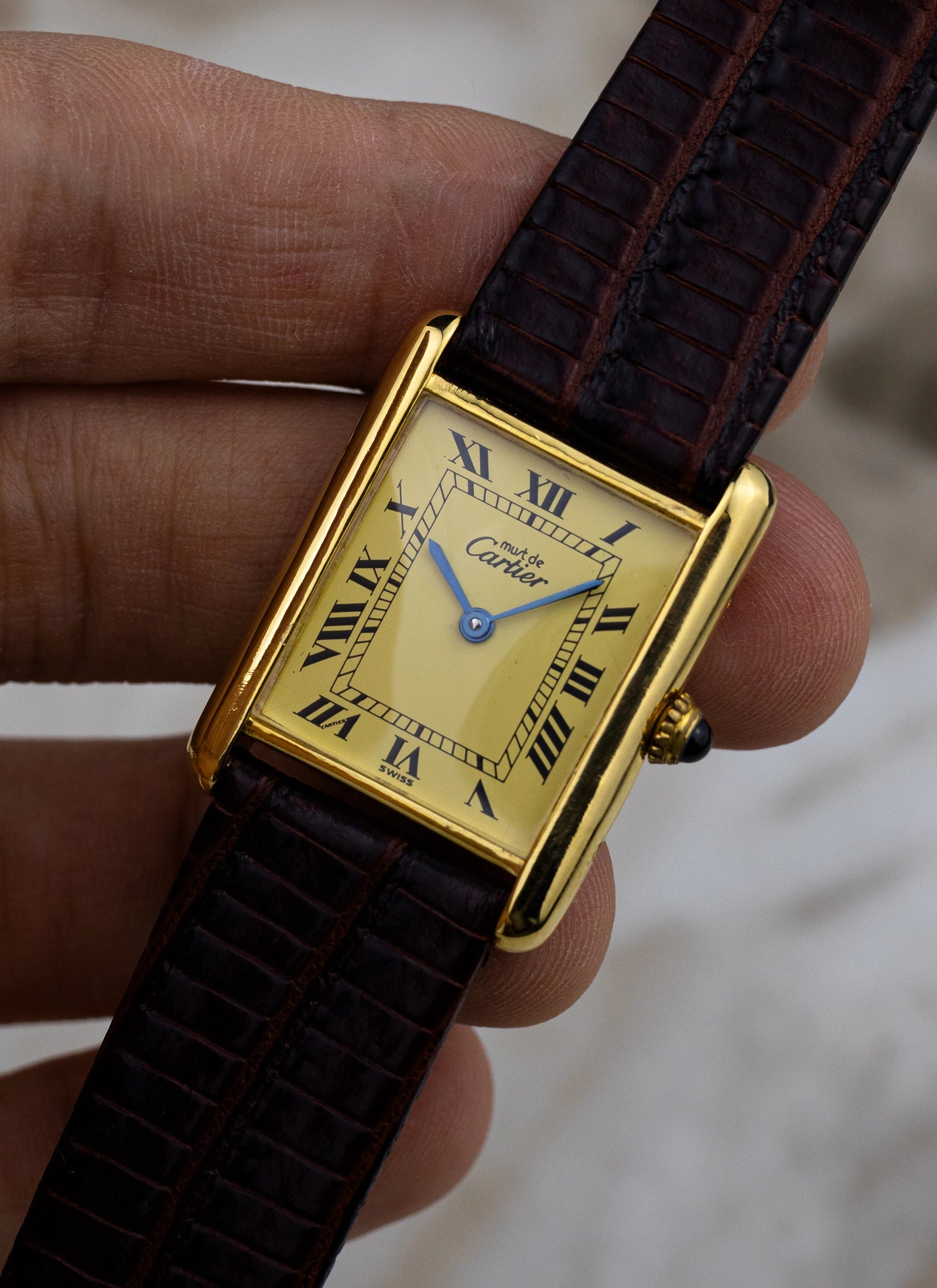 [Reserved] 1990s Cartier Tank Must De Ivory Ref. 590005