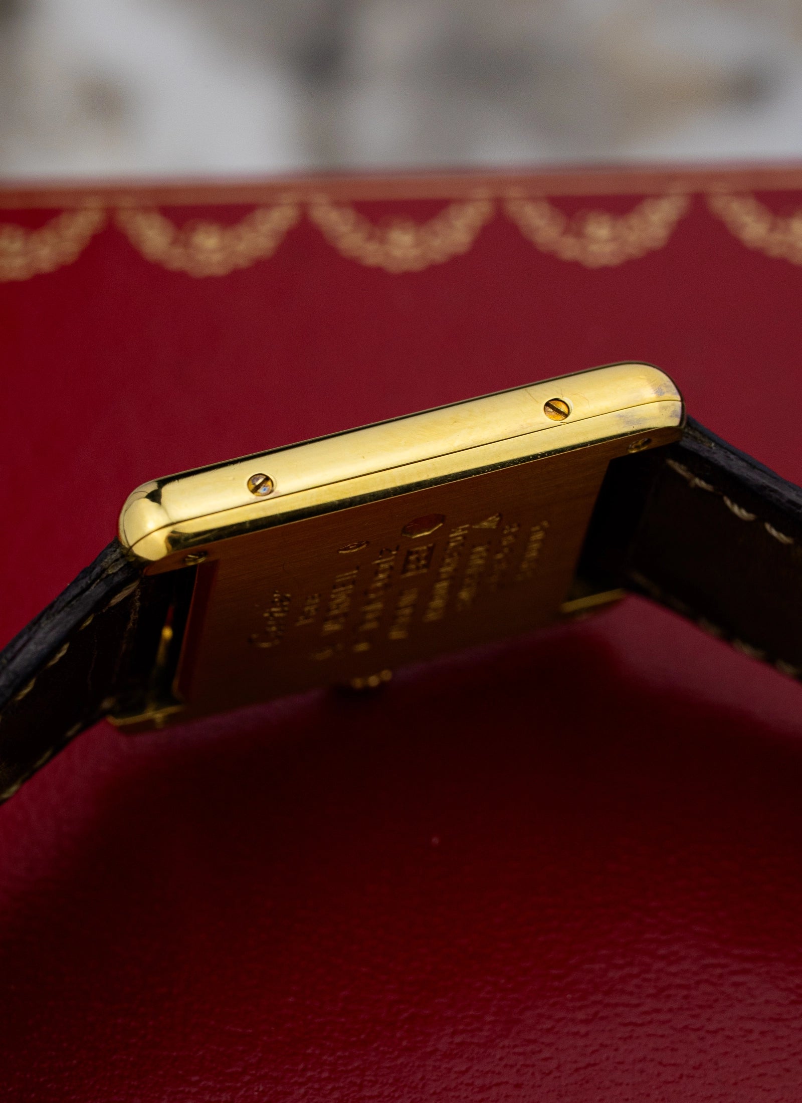 1990s Cartier Tank Must De Ivory Ref. 590005 Full Set