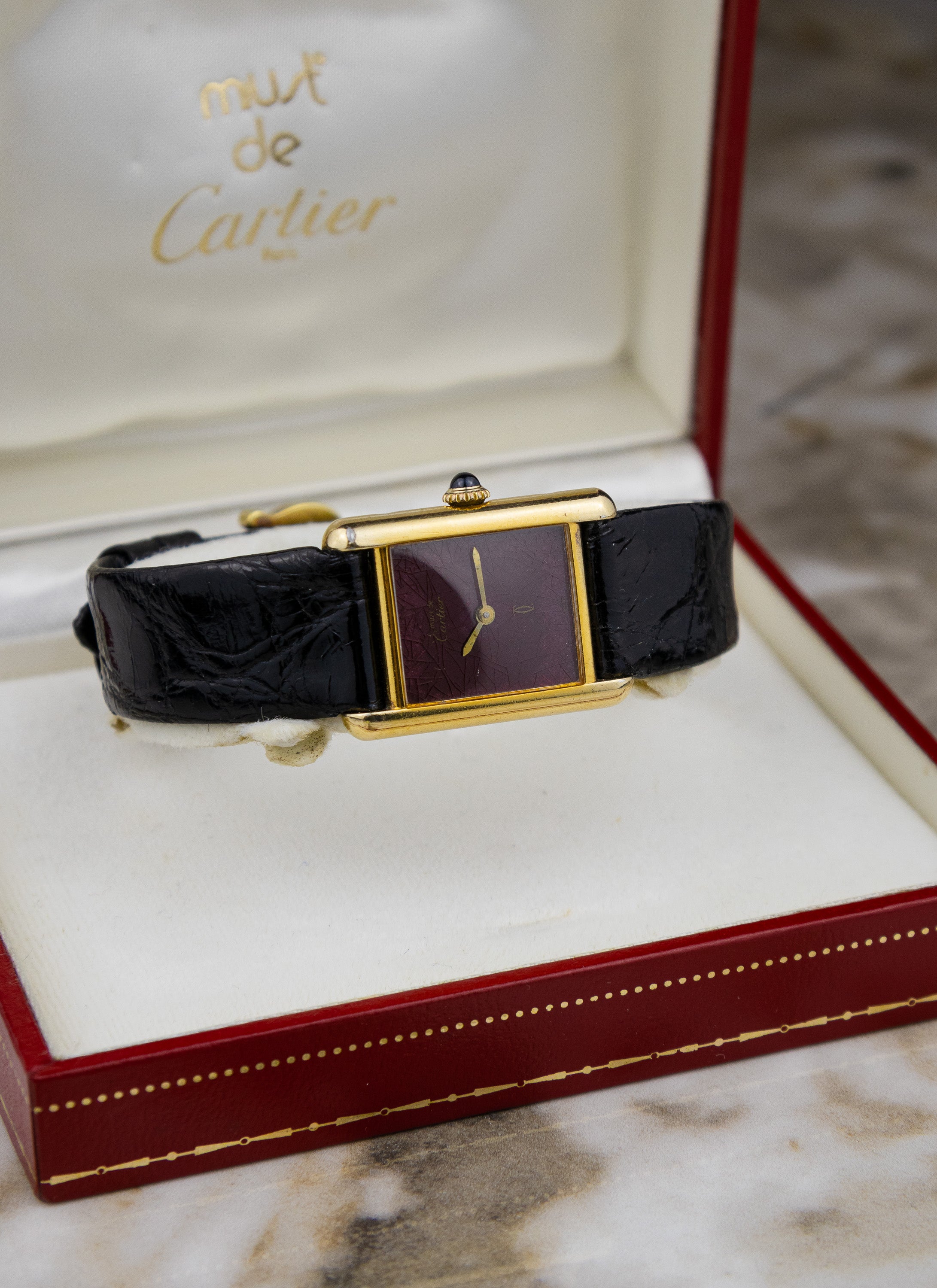 Must de Cartier tank spider dial fullset