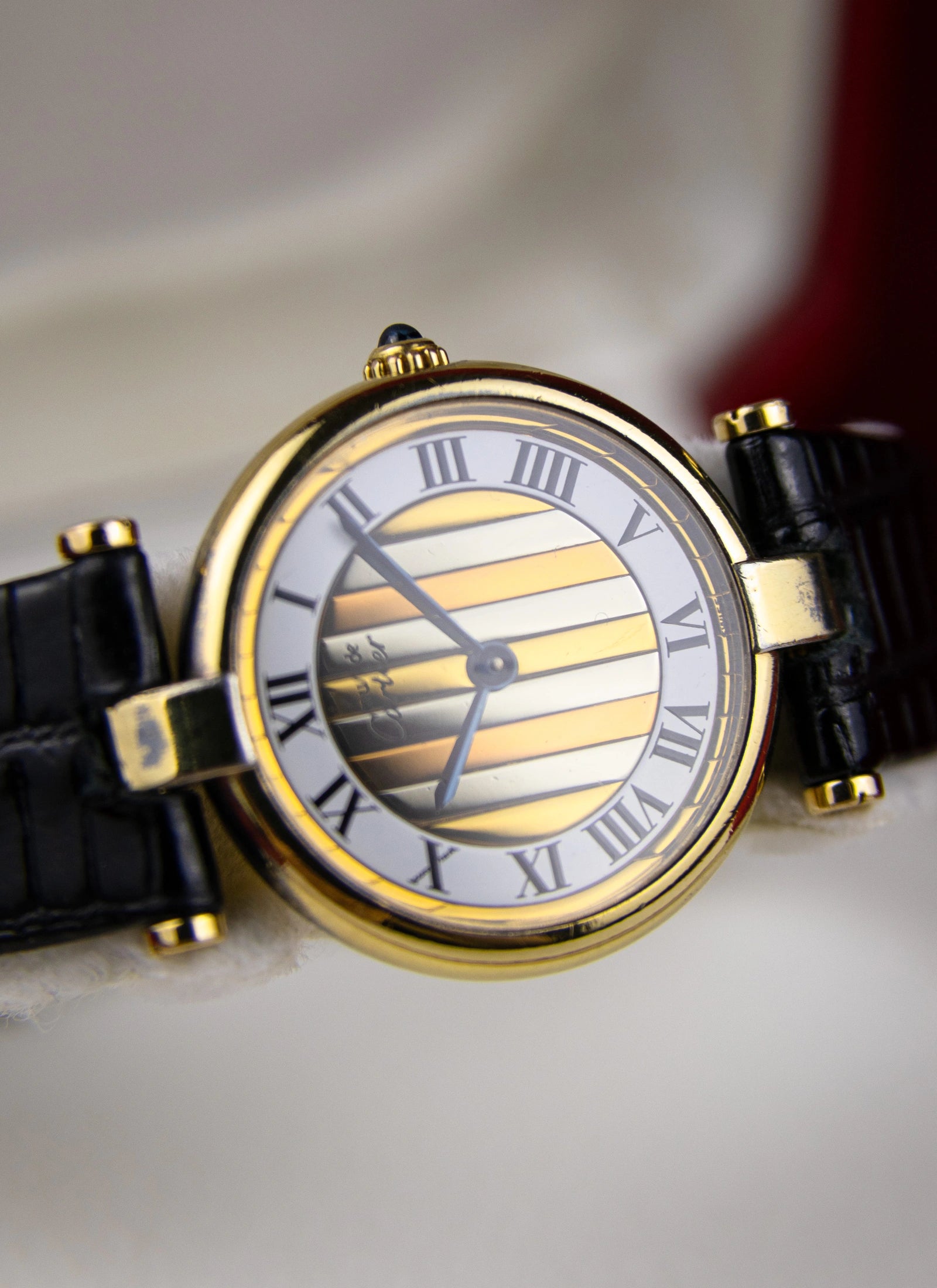 1989 Must De Cartier Vendome Trinity Dial