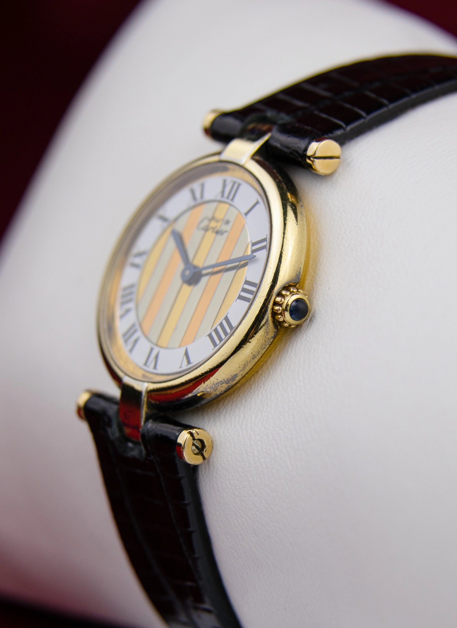 1989 Must De Cartier Vendome Trinity Dial