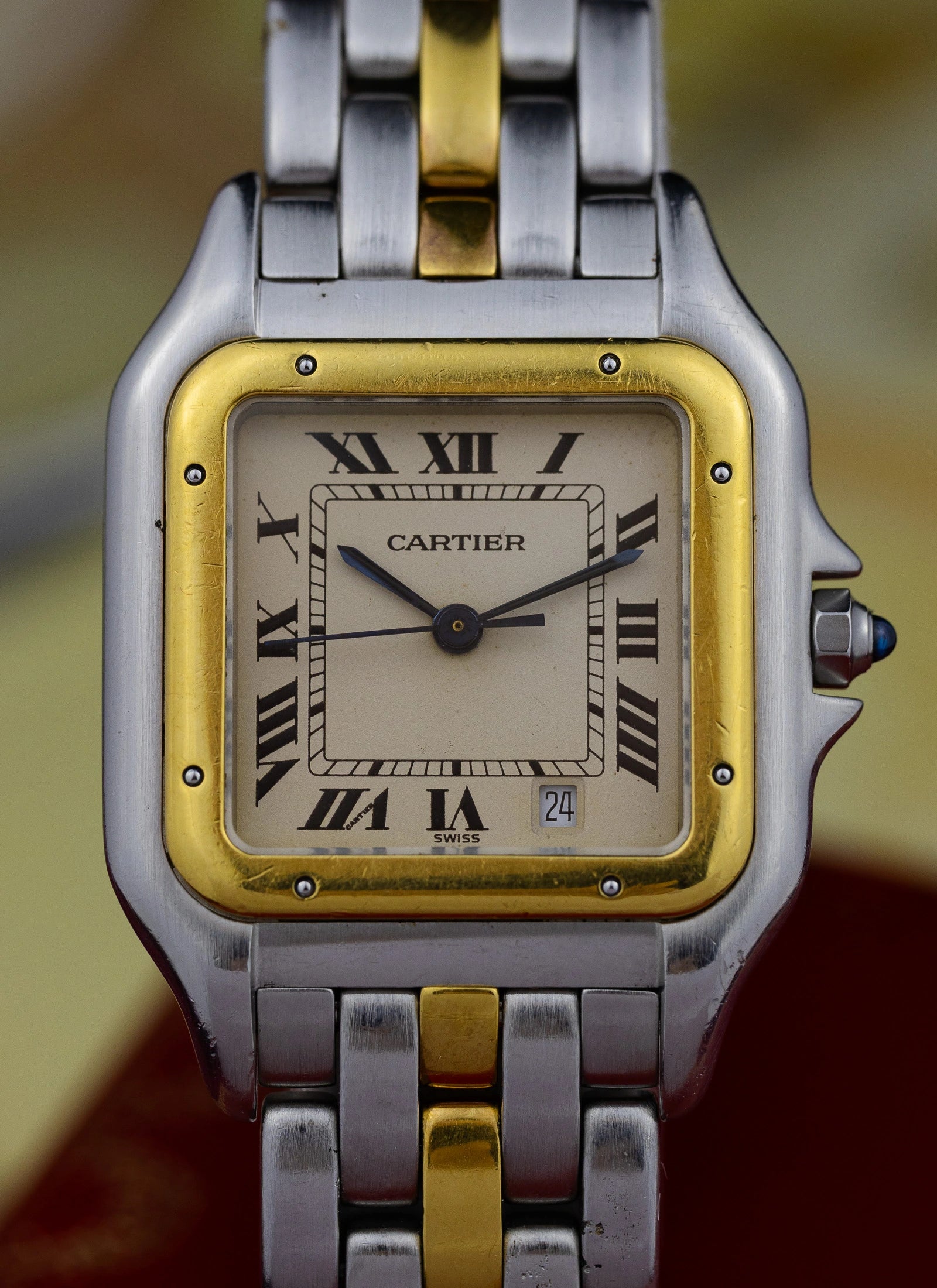 1990s Cartier Panthere Date Quartz Box