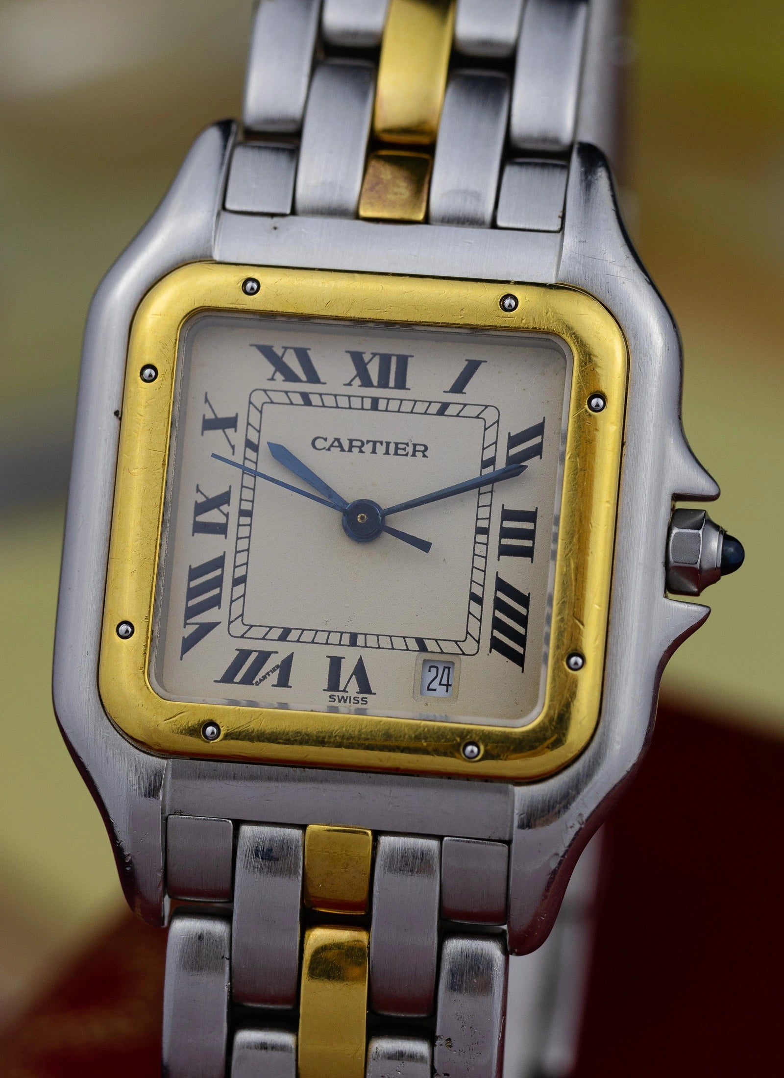 1990s Cartier Panthere Date Quartz Box