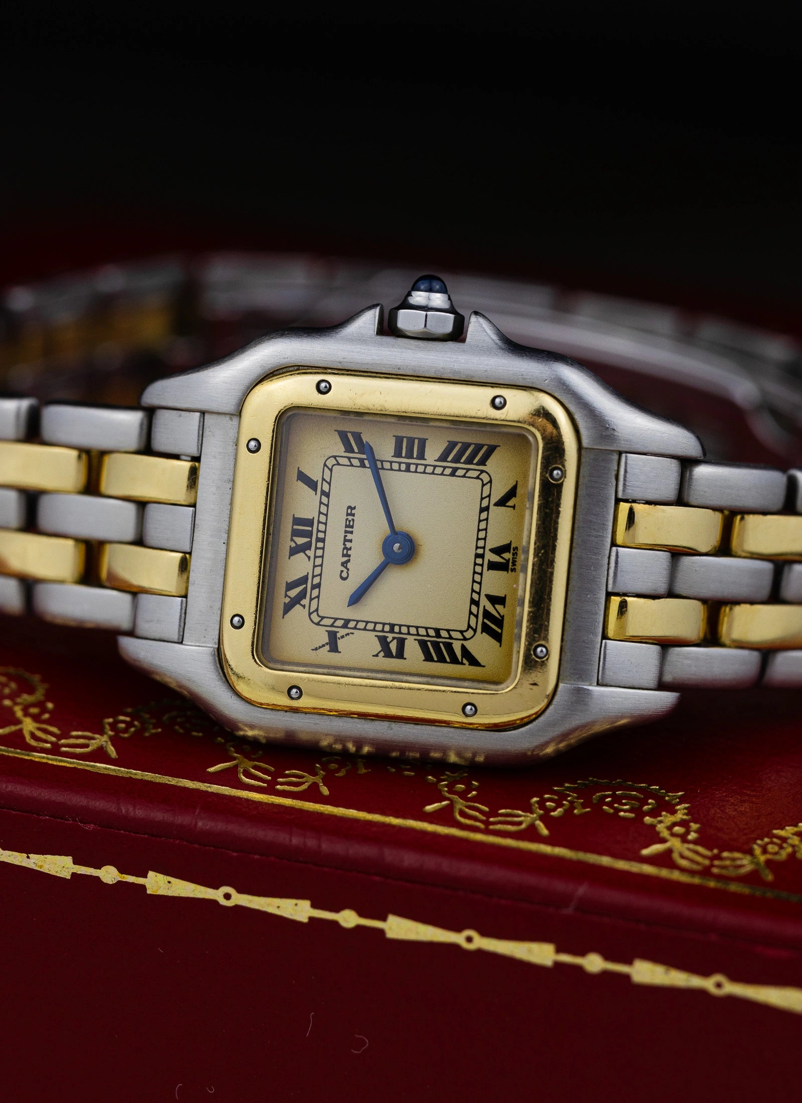 [REZERWACJA]1989 Cartier Panthere Bicolor 166921 Box & Receipt