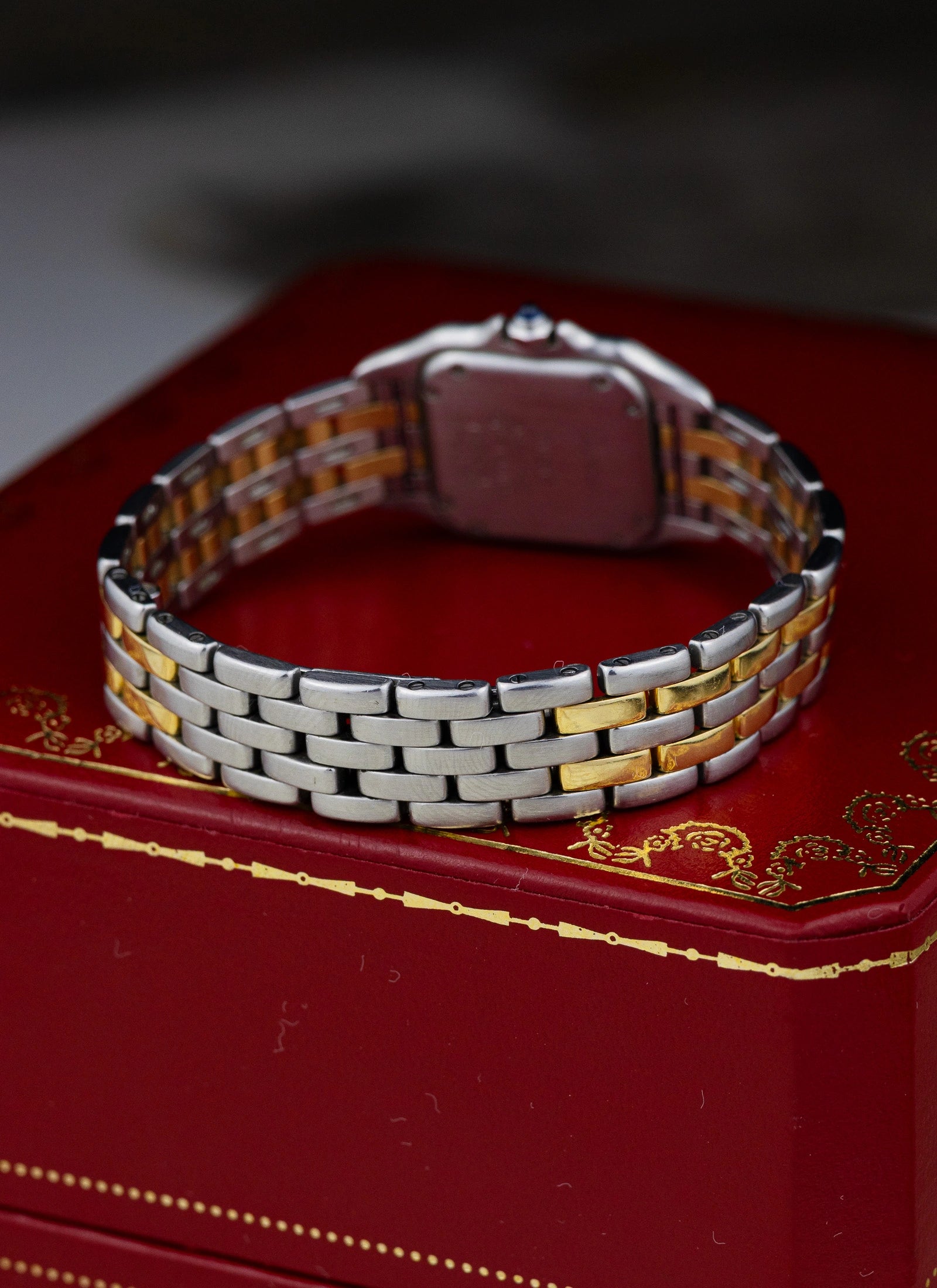 [REZERWACJA]1989 Cartier Panthere Bicolor 166921 Box & Receipt