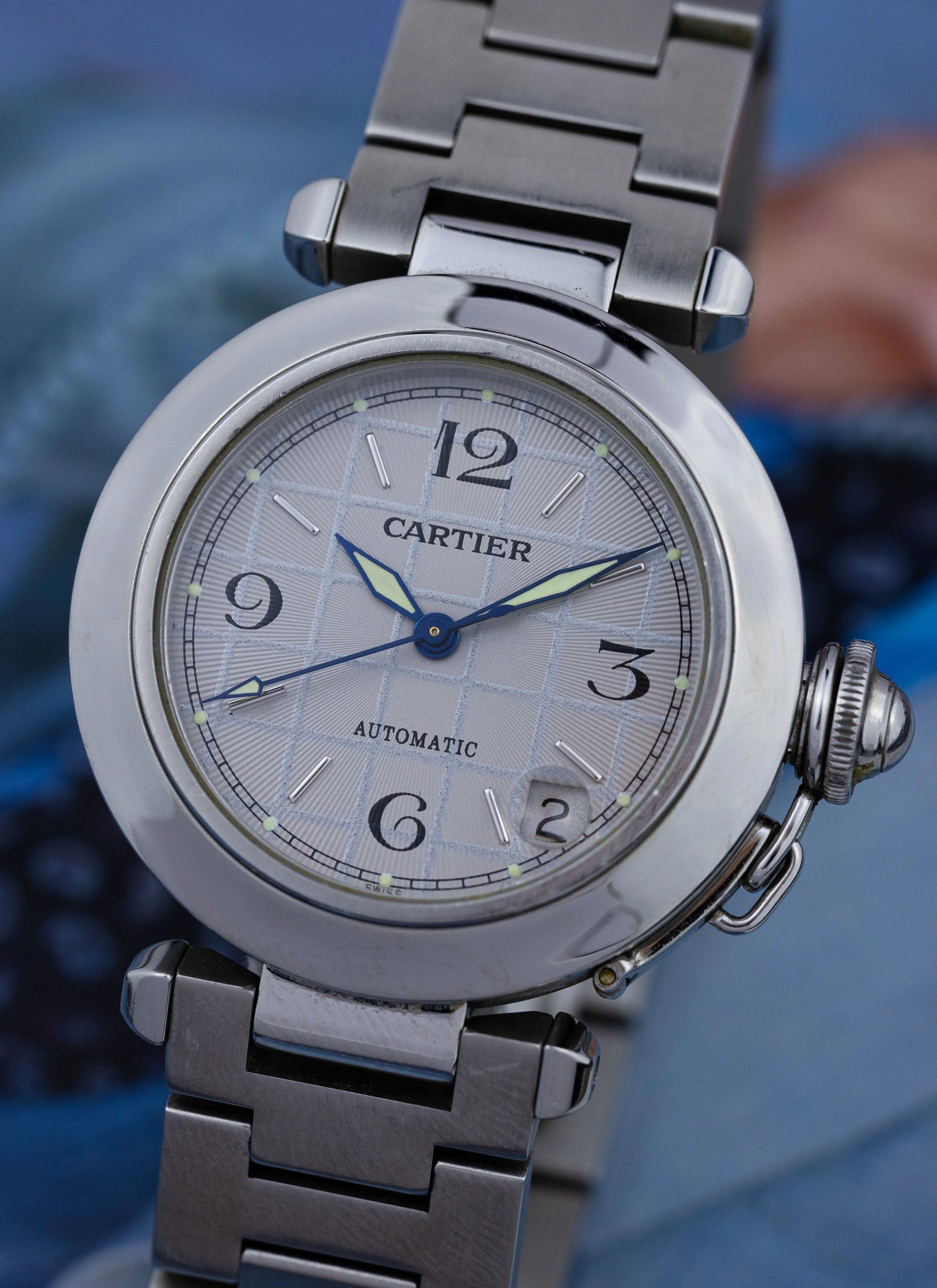 2000s Cartier Pasha White Dial 2324