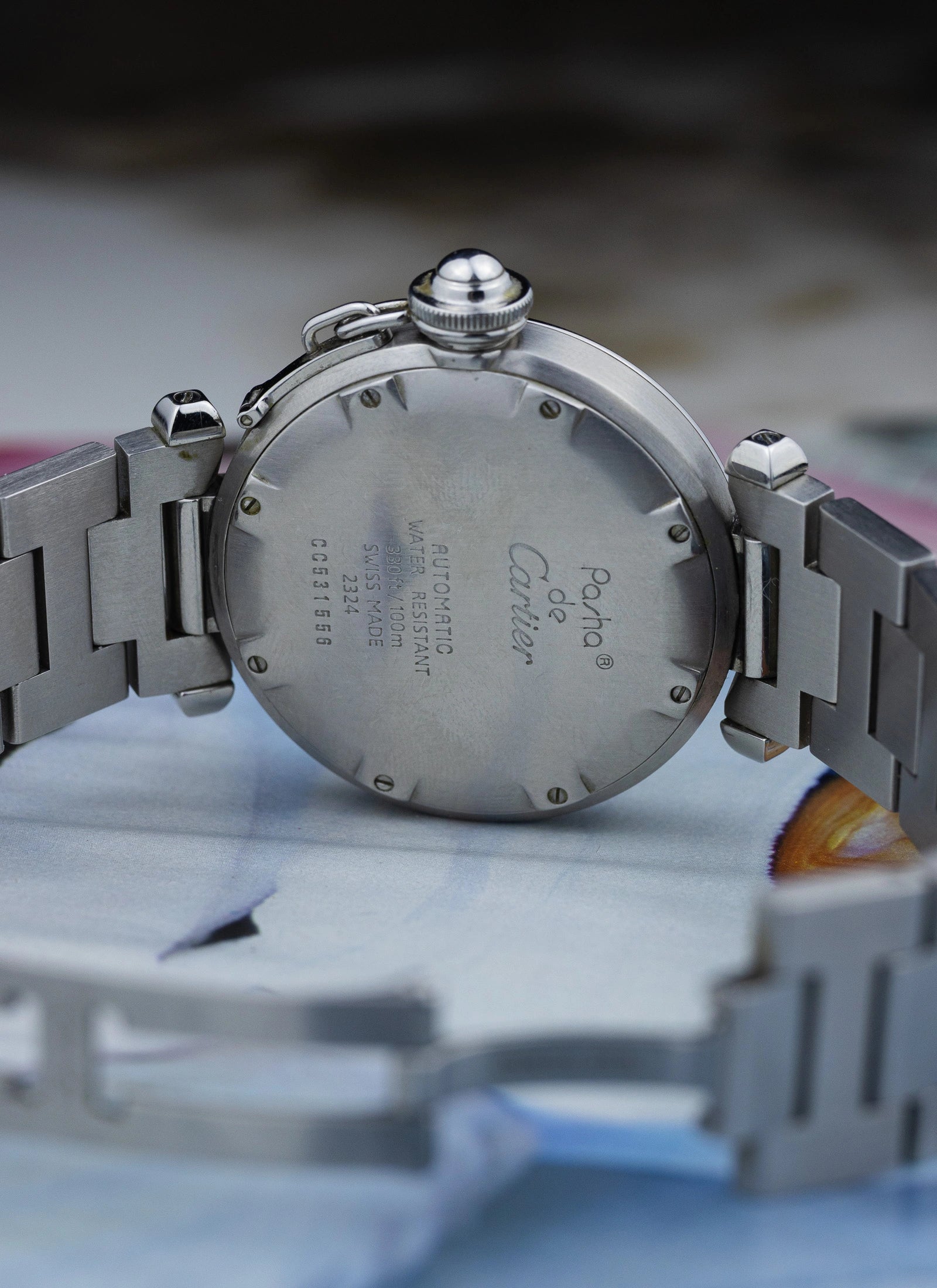 2000s Cartier Pasha White Dial 2324