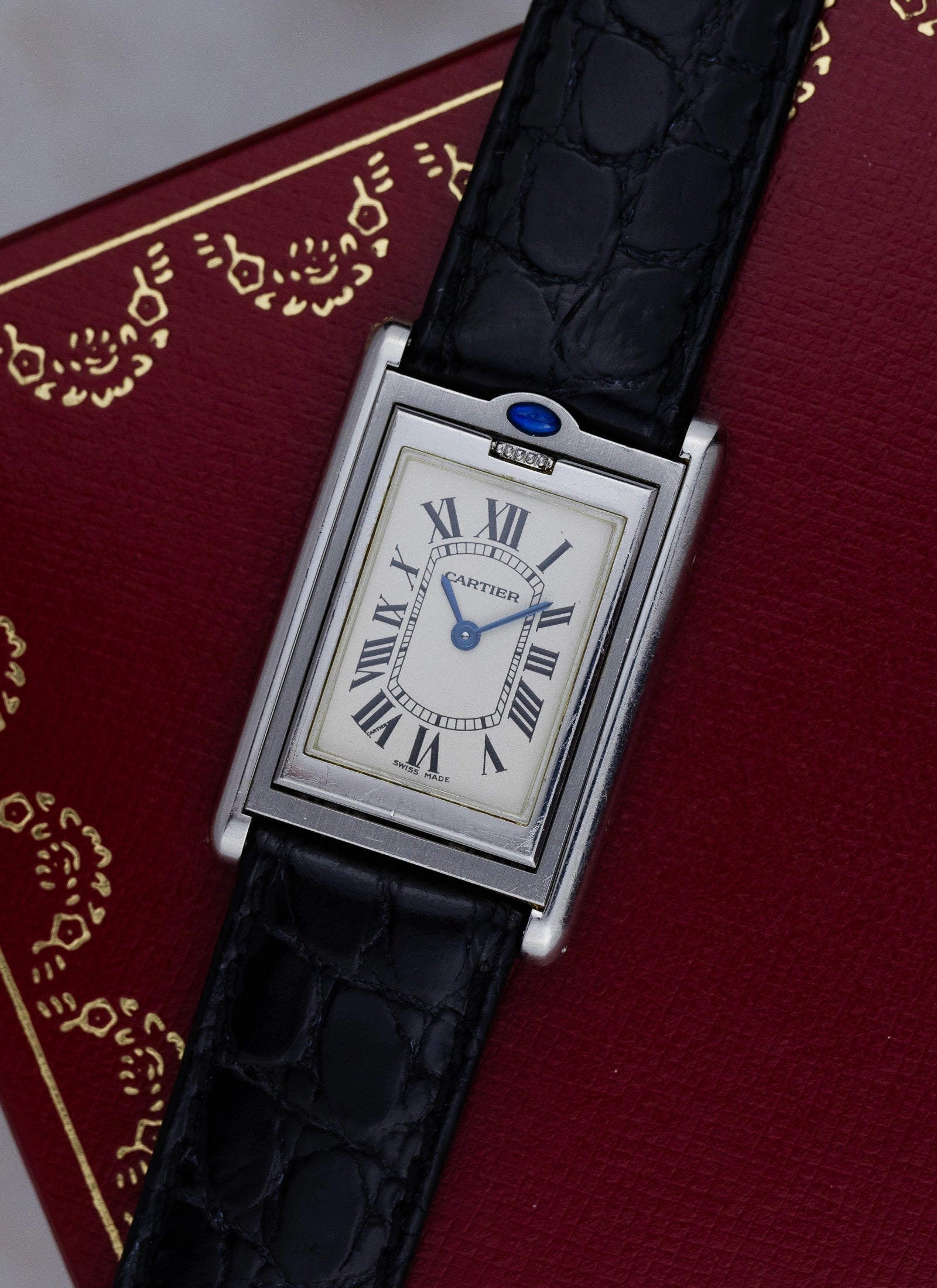 2010s Cartier Tank Basculante Quartz 2405