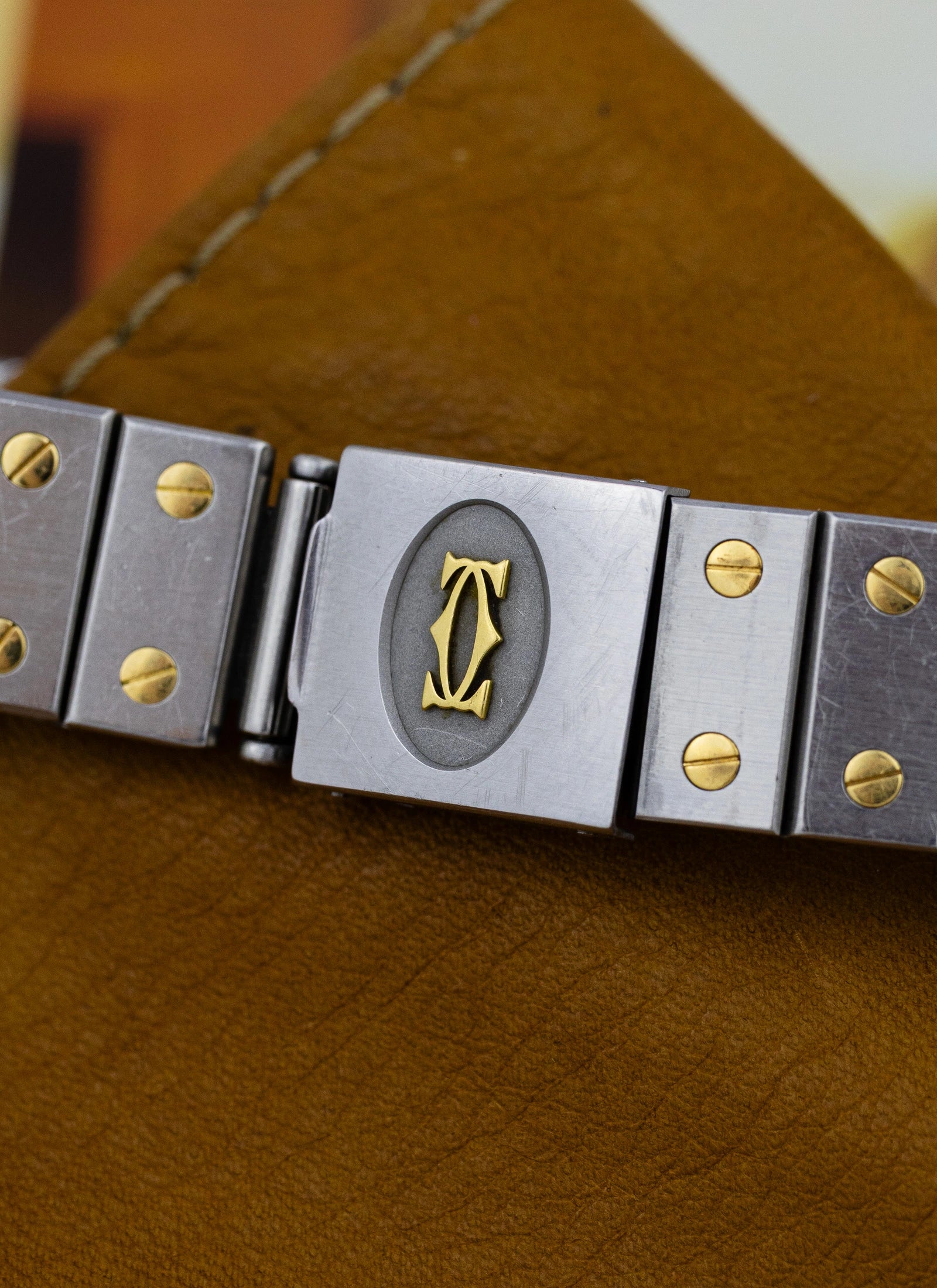 1980s Cartier Santos Caree Automatique