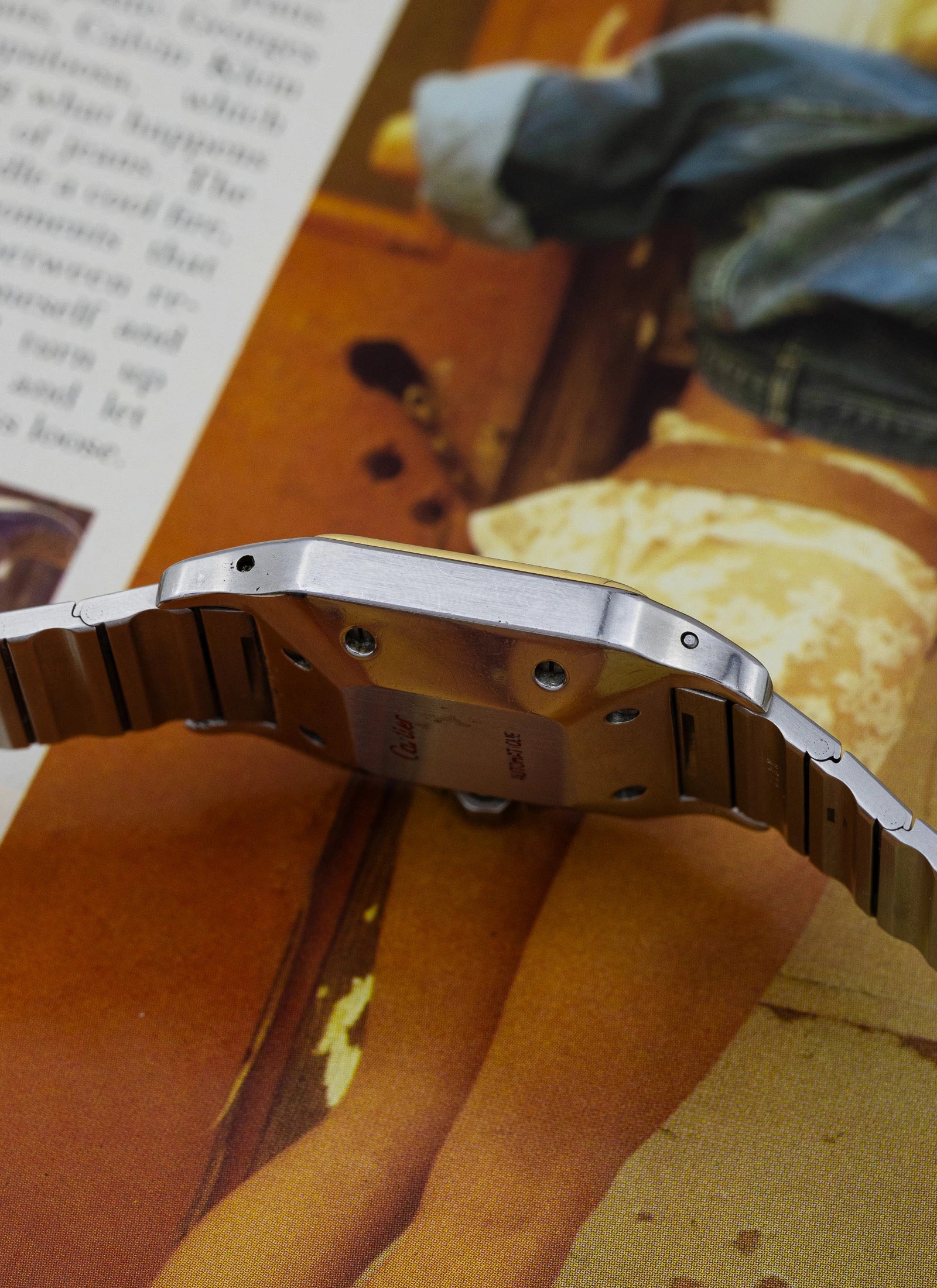 1980s Cartier Santos Caree Automatique