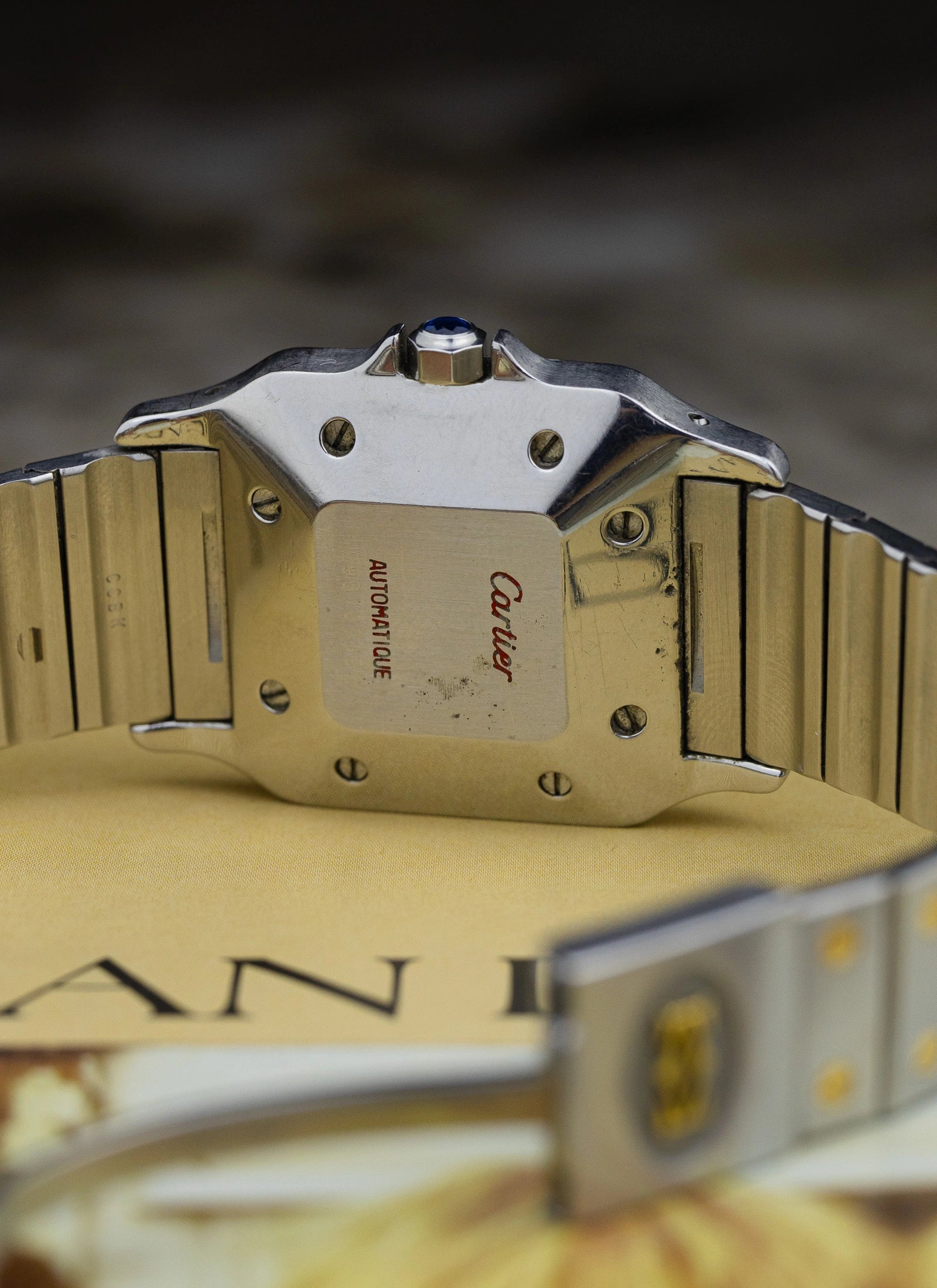 1980s Cartier Santos Caree Automatique