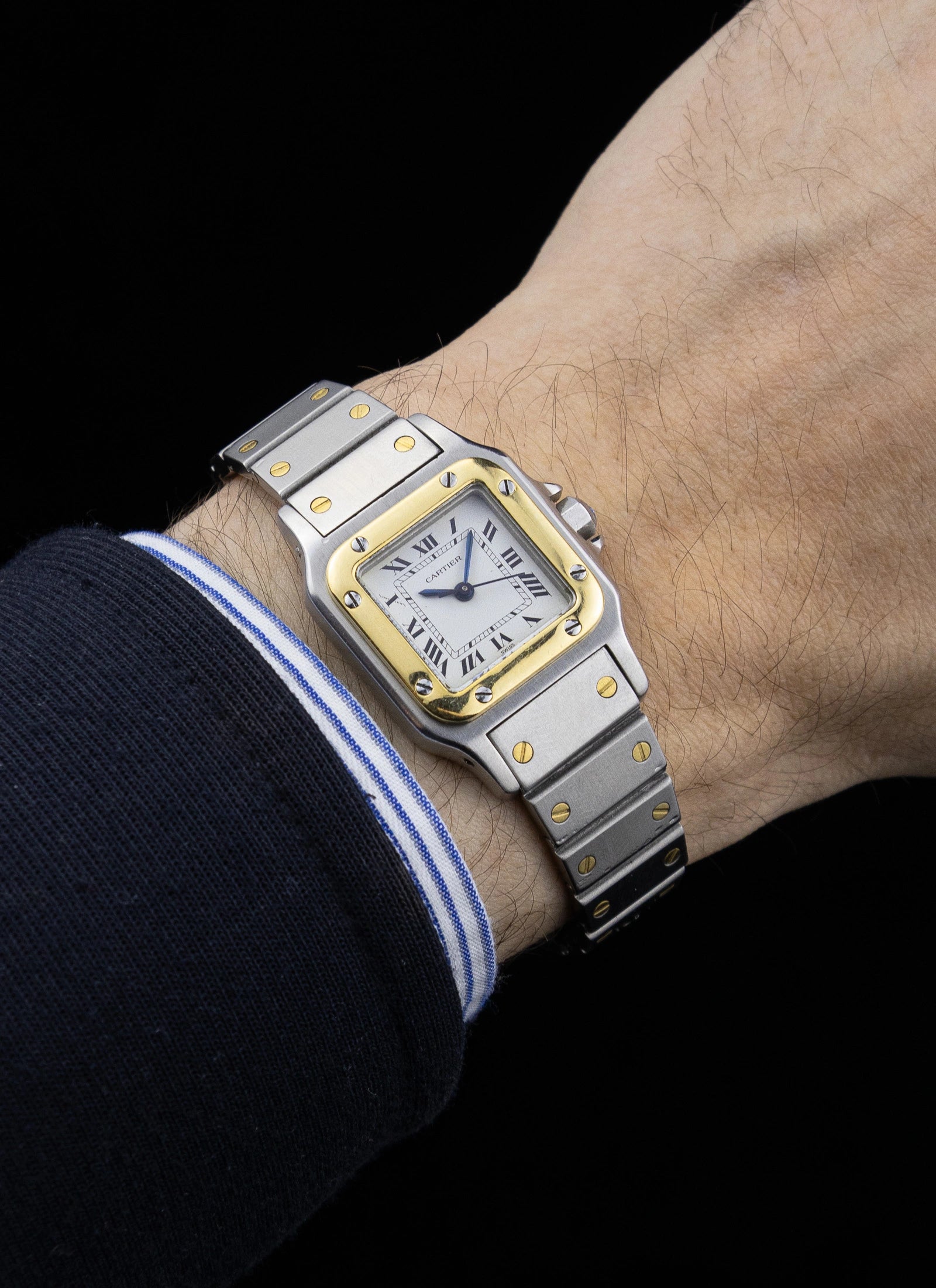 1990s Ladies Cartier Santos Carree 0902