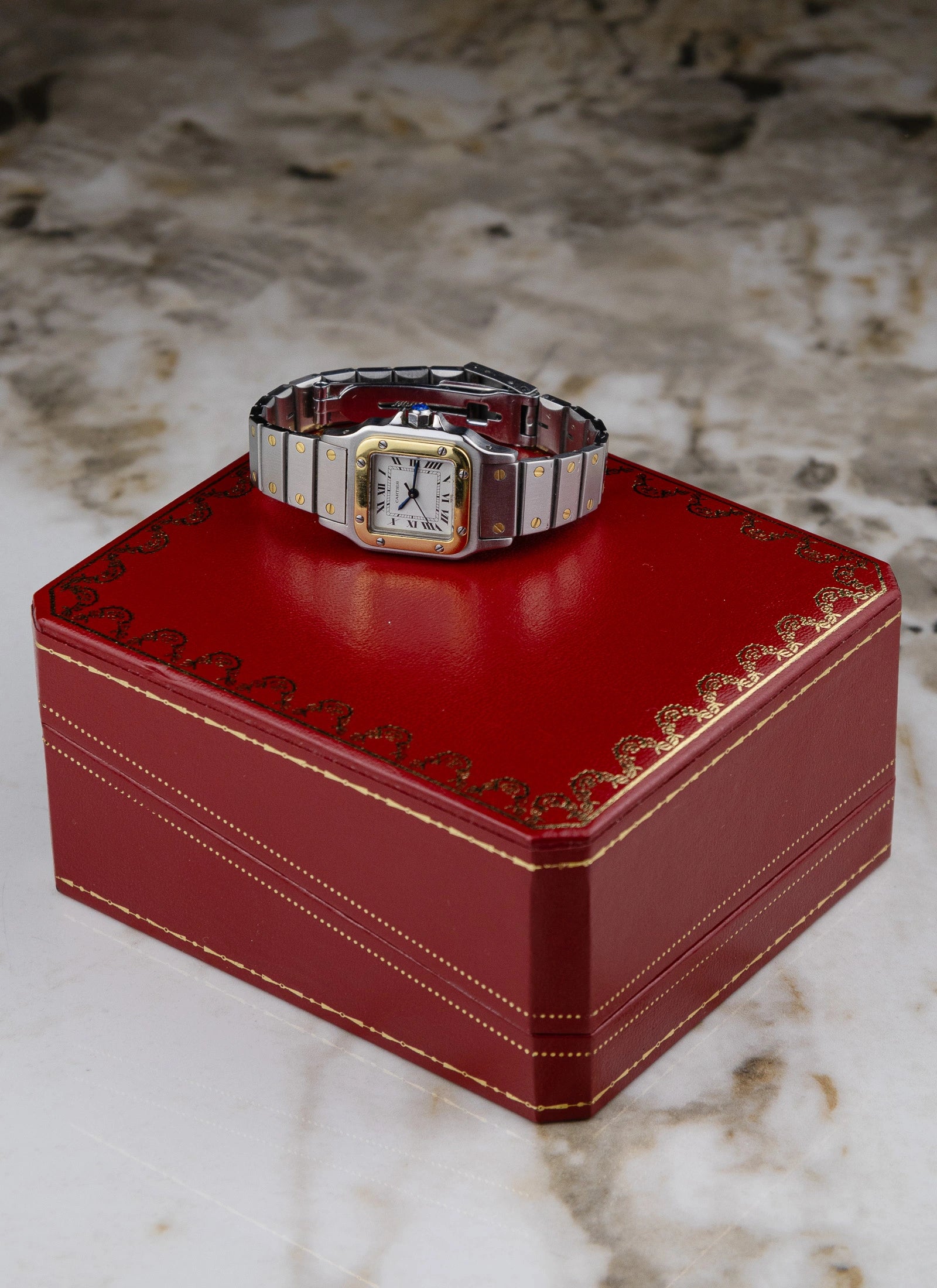 1990s Ladies Cartier Santos Carree 0902