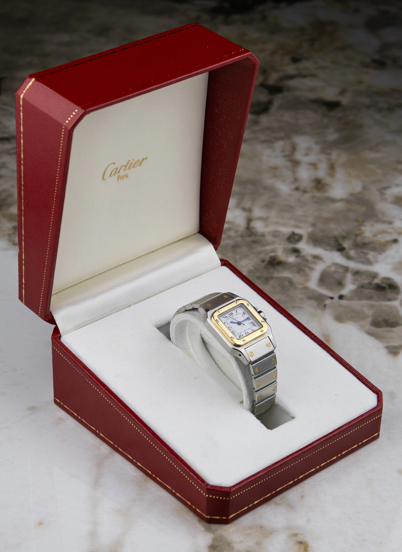 1990s Ladies Cartier Santos Carree 0902