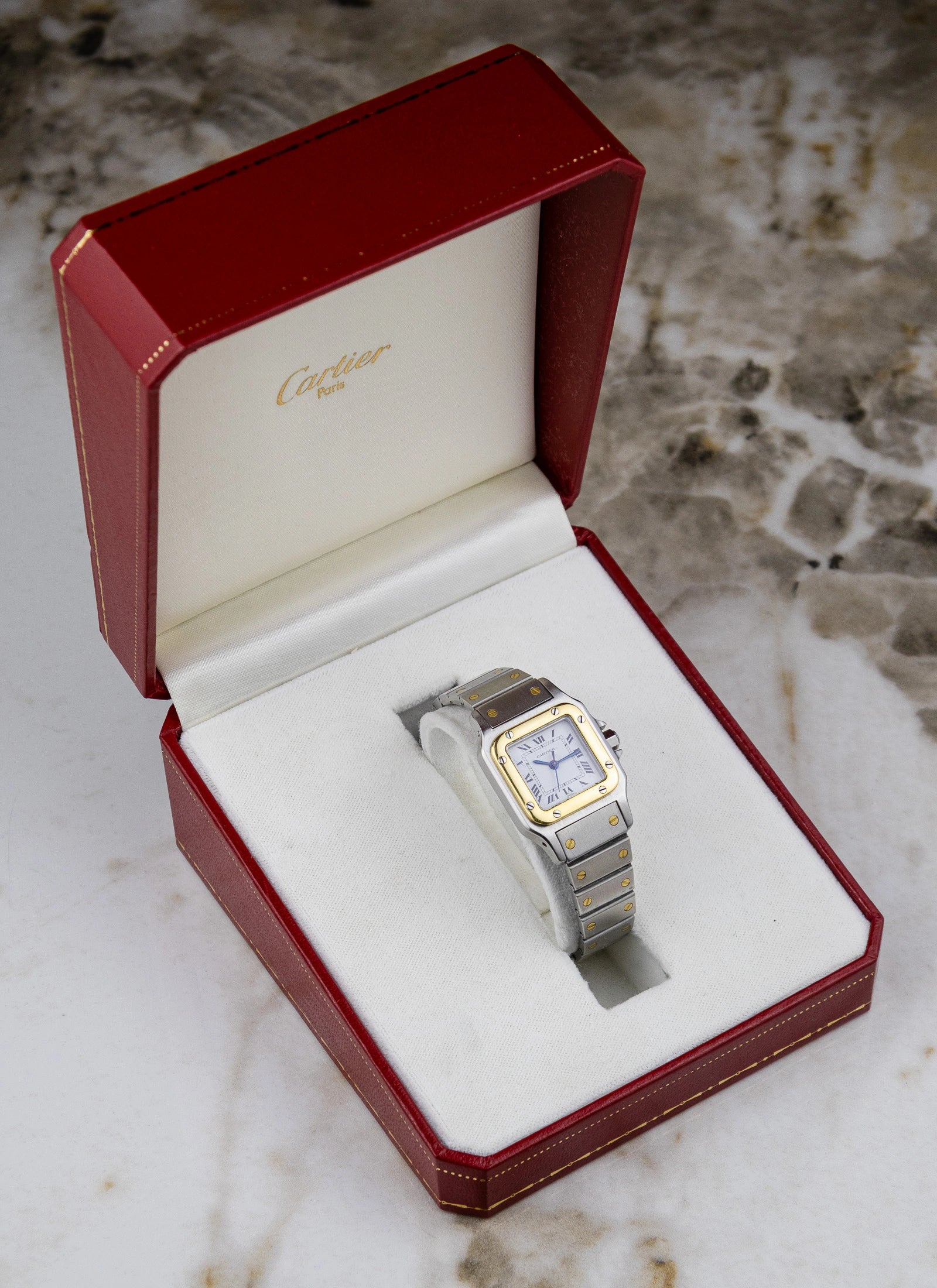 1990s Ladies Cartier Santos Carree 0902