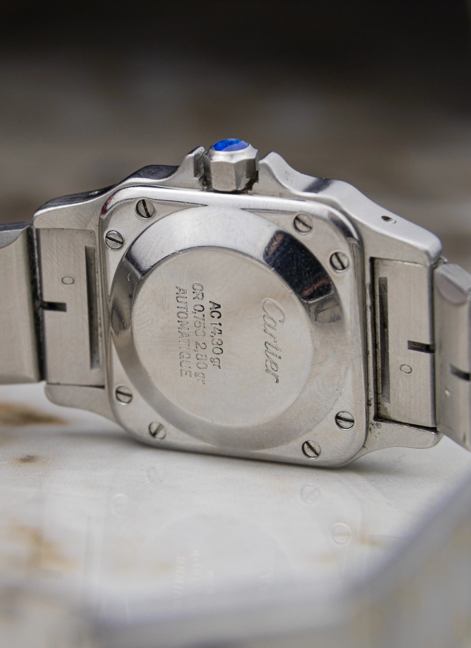 1990s Ladies Cartier Santos Carree 0902