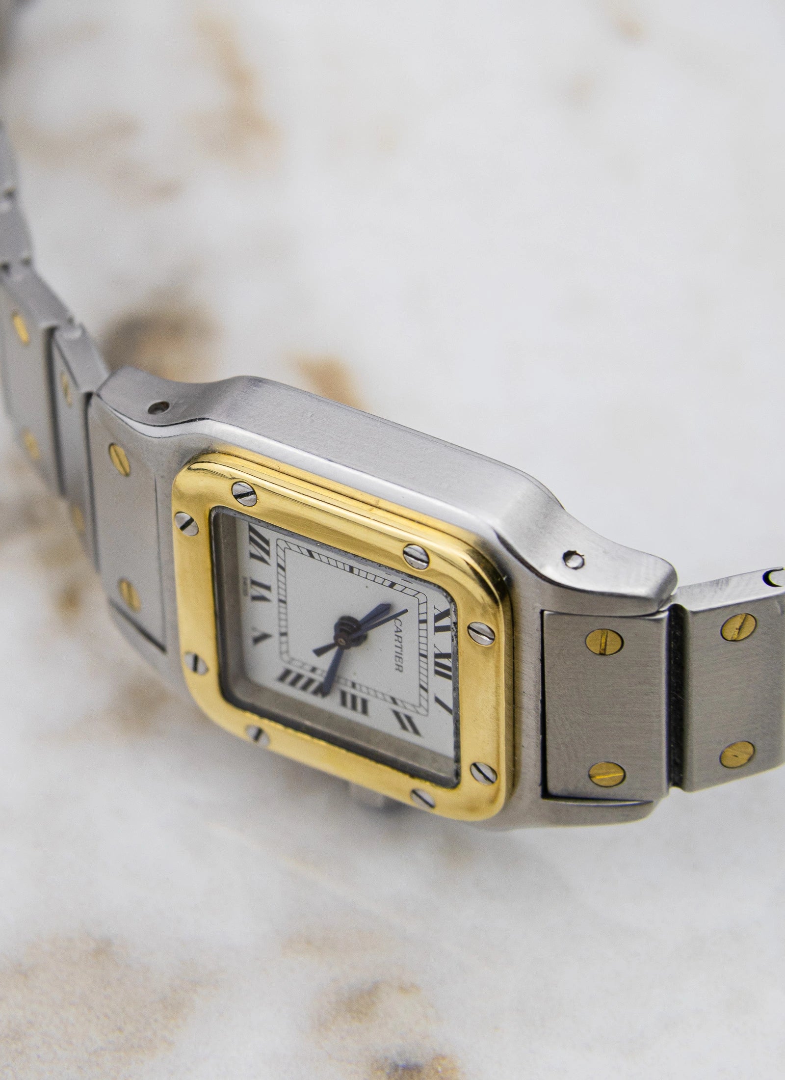 1990s Ladies Cartier Santos Carree 0902