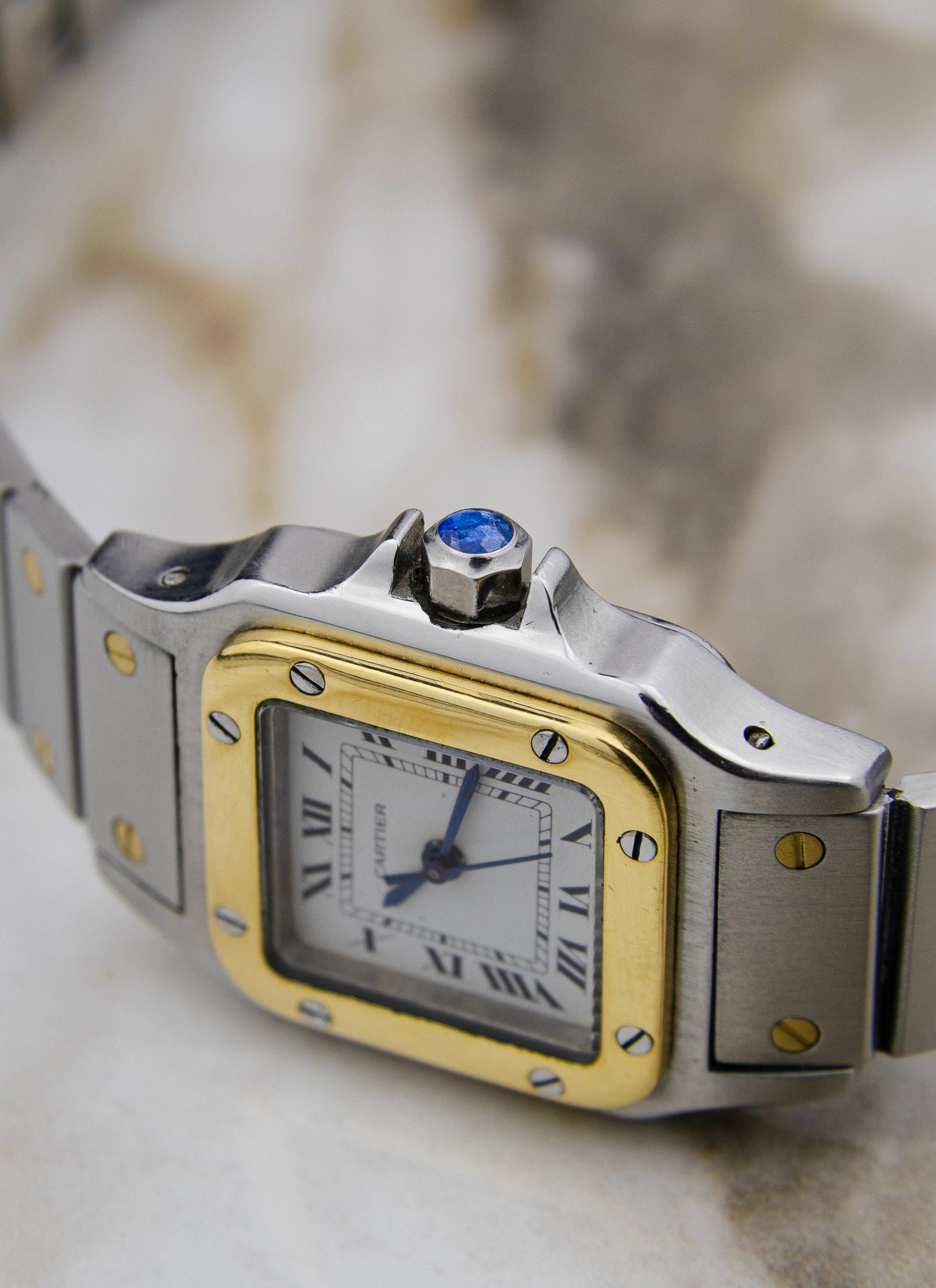 1990s Ladies Cartier Santos Carree 0902