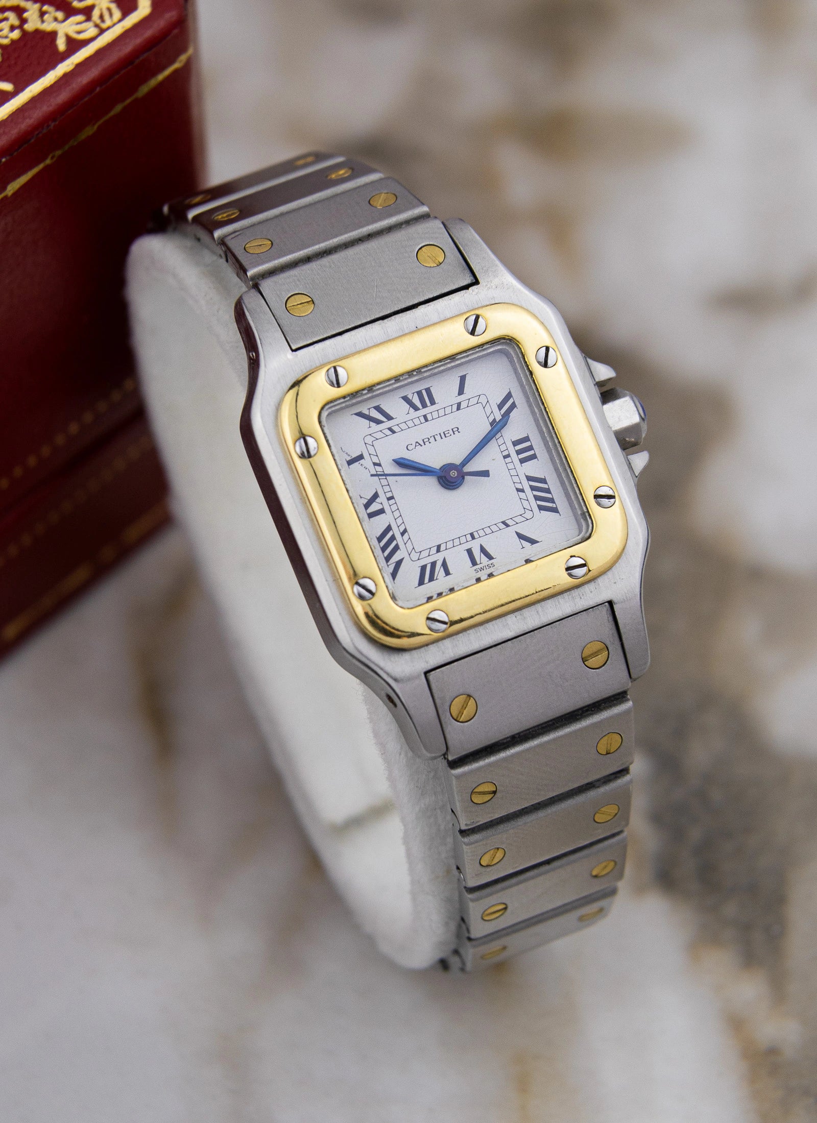 1990s Ladies Cartier Santos Carree 0902