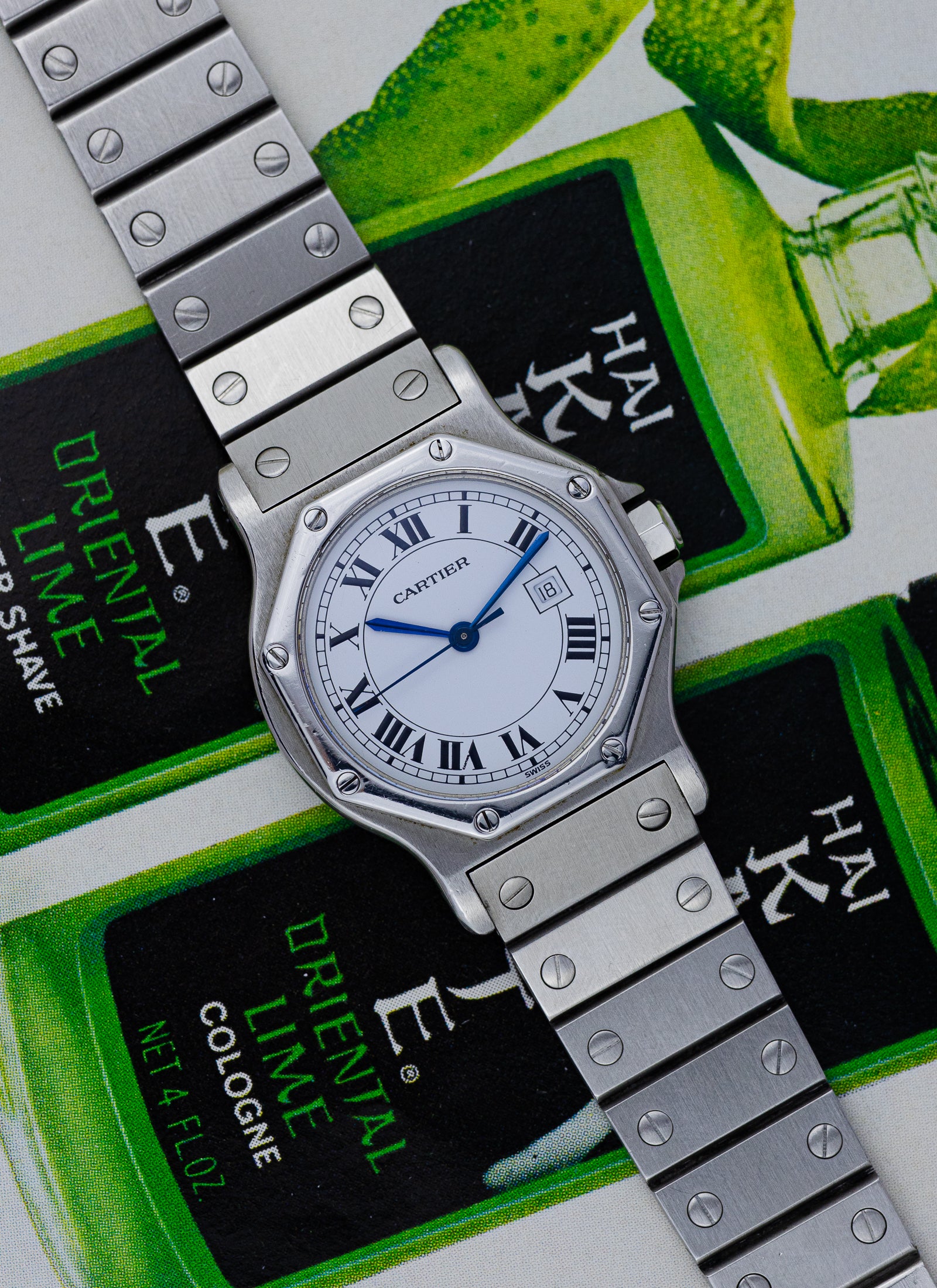 1990s Cartier Santos Octagon Automatic