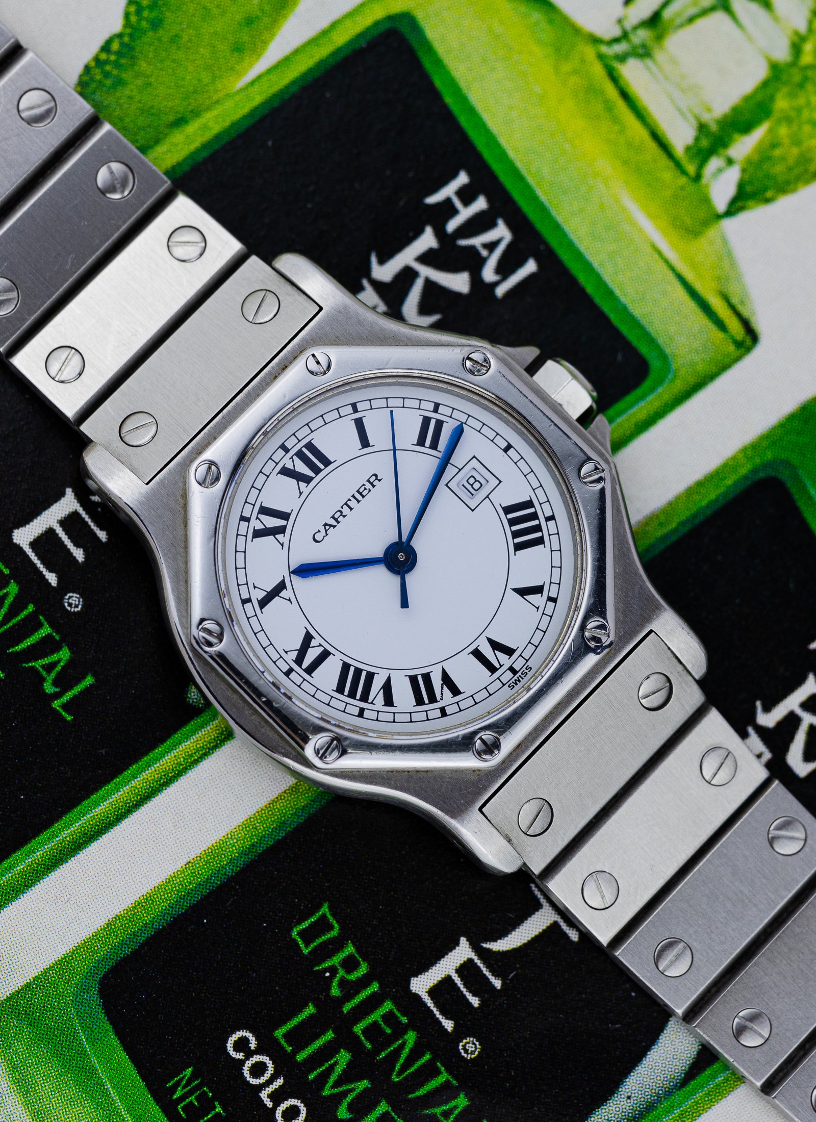 1990s Cartier Santos Octagon Automatic