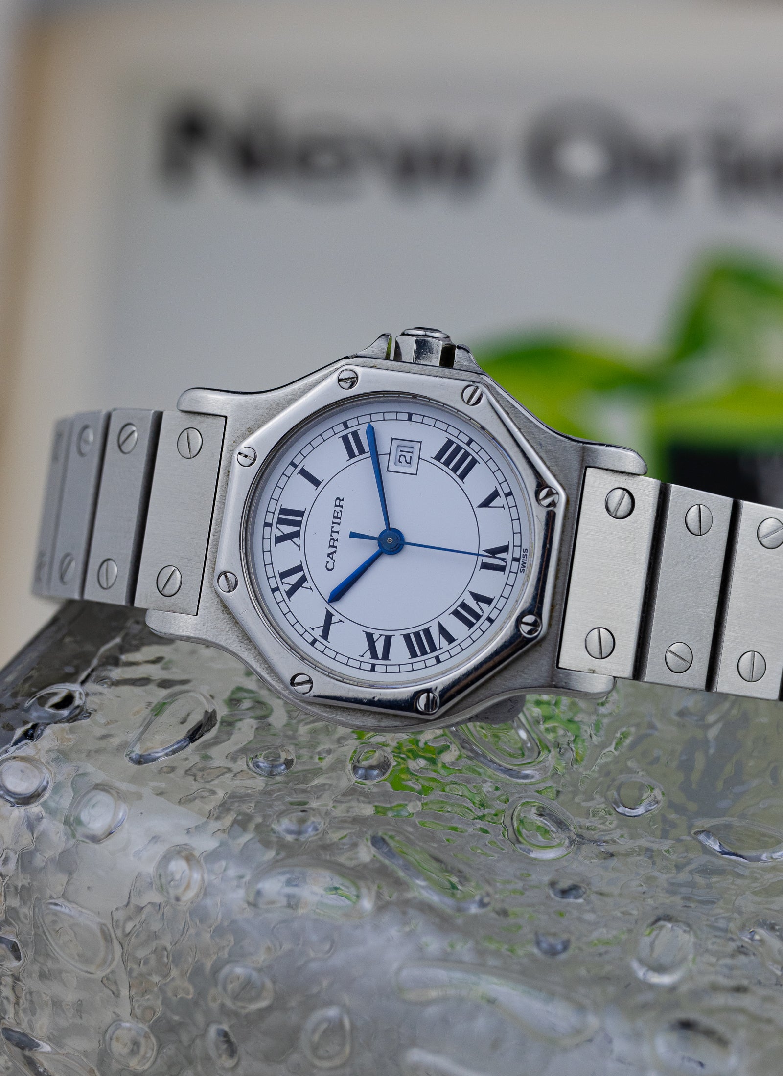 1990s Cartier Santos Octagon Automatic