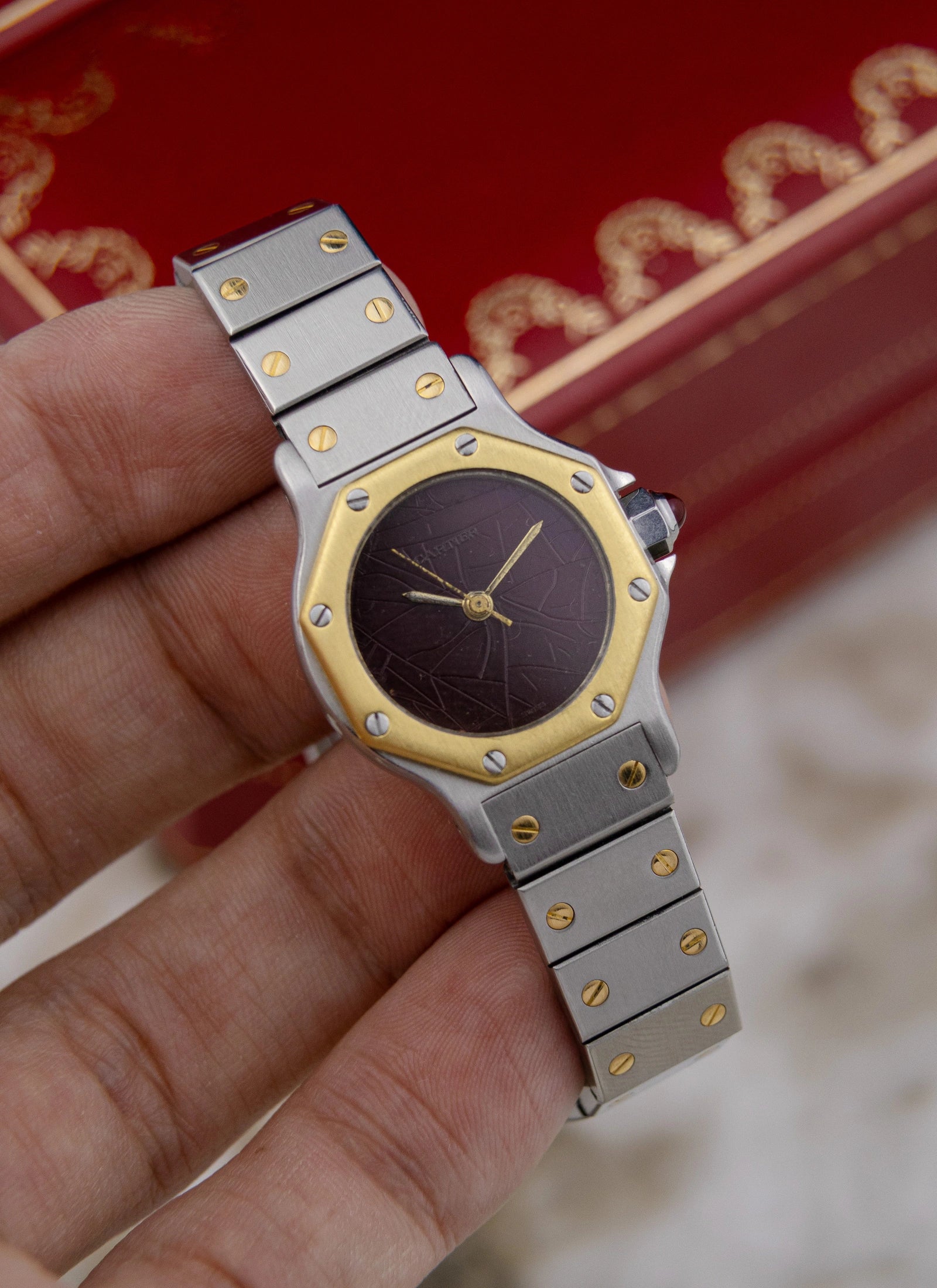 1997 Lady Cartier Santos Octagon Full Set