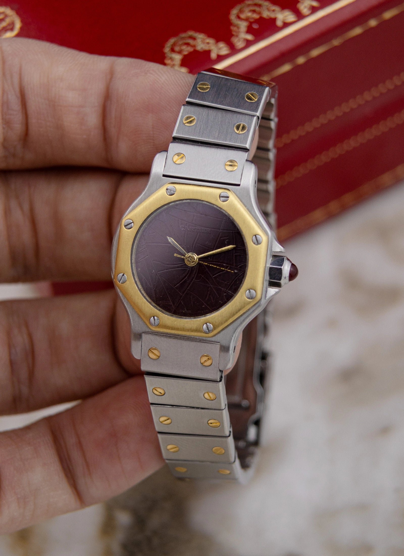 1997 Lady Cartier Santos Octagon Full Set