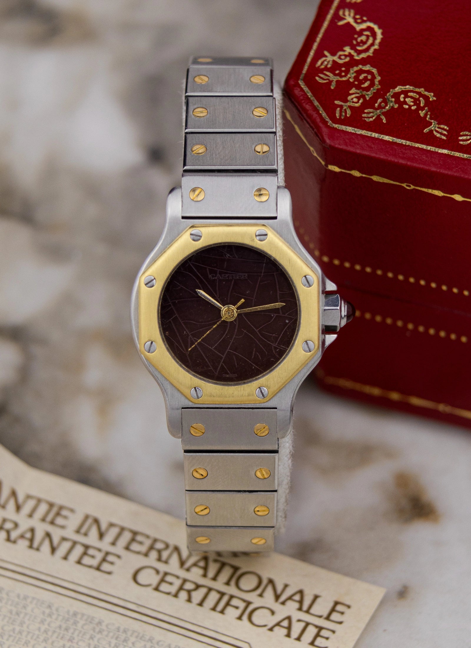 1997 Lady Cartier Santos Octagon Full Set