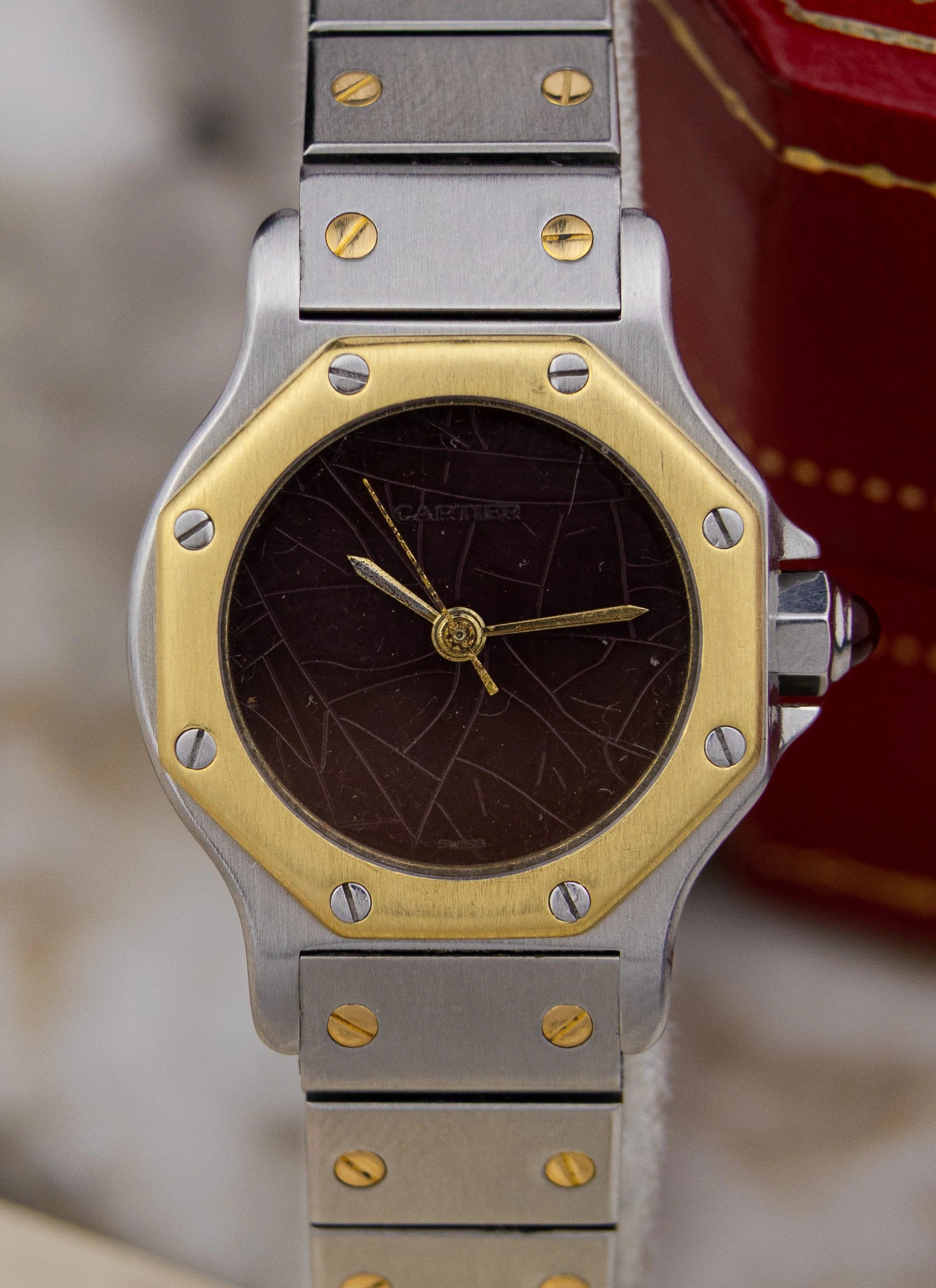 1997 Lady Cartier Santos Octagon Full Set