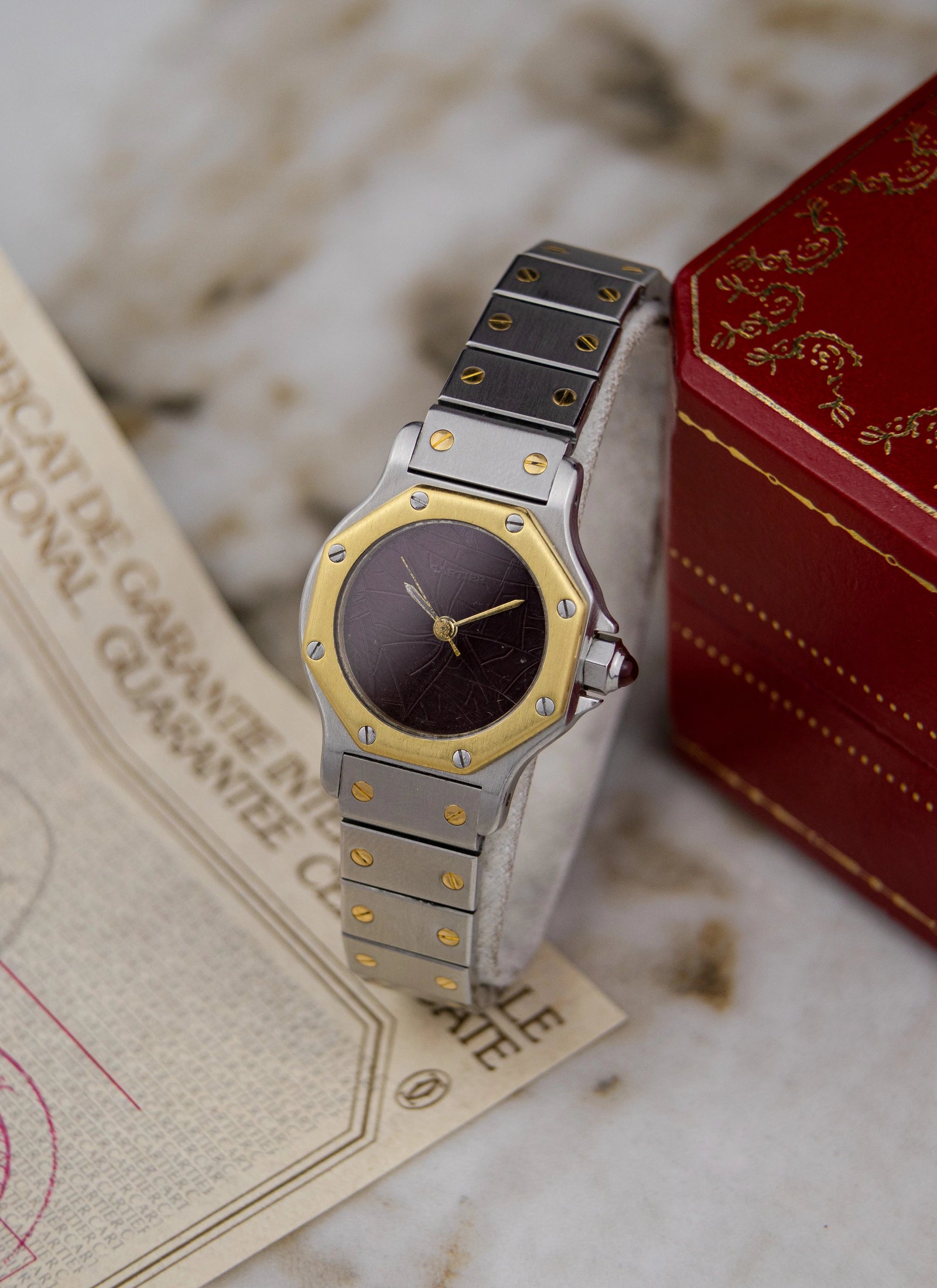 1997 Lady Cartier Santos Octagon Full Set
