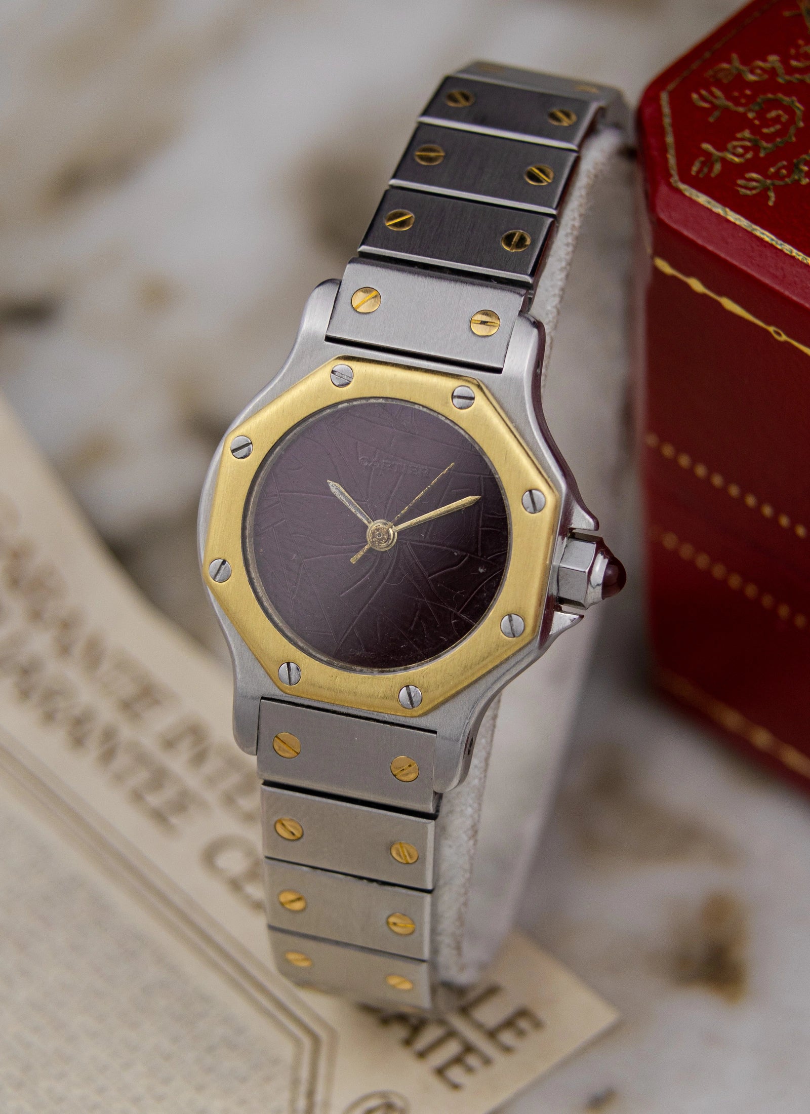 1997 Lady Cartier Santos Octagon Full Set