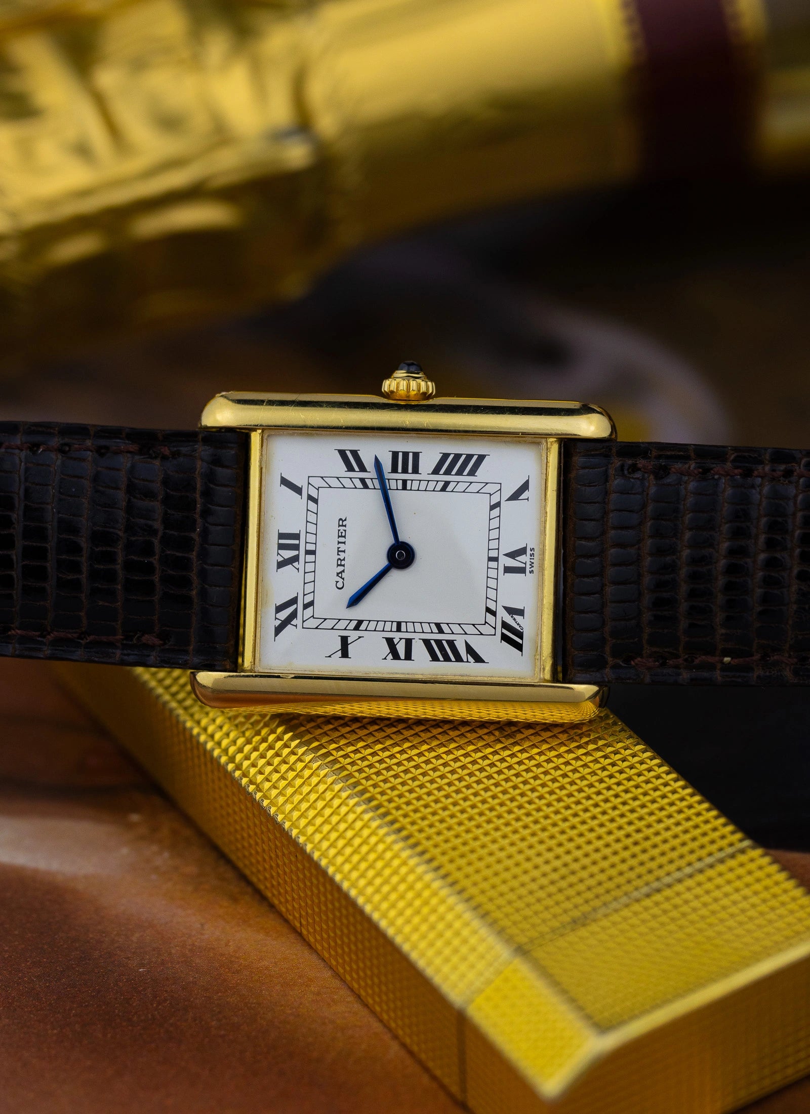 2000s 18K Cartier Tank M Size W1512856