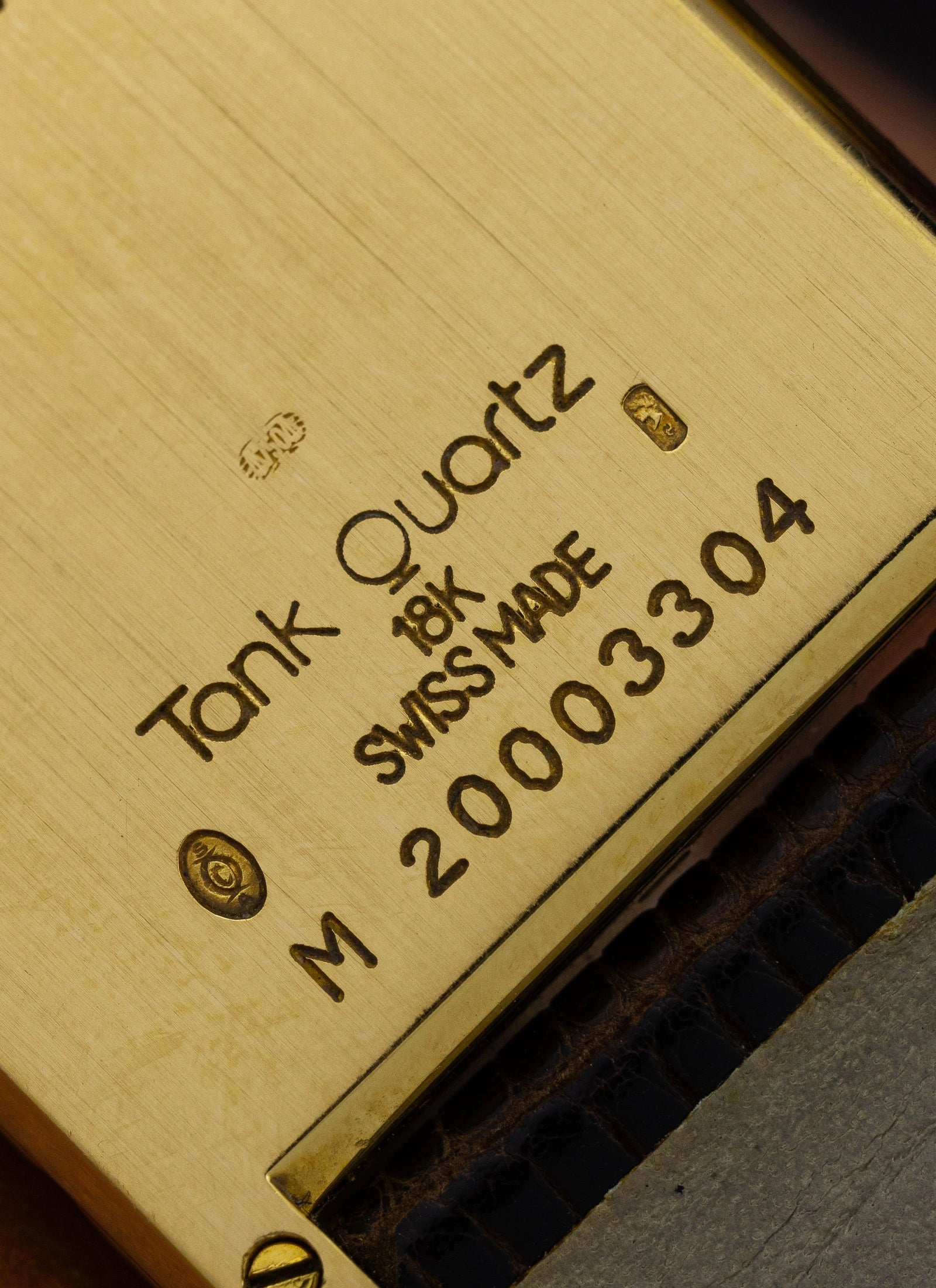 2000s 18K Cartier Tank M Size W1512856