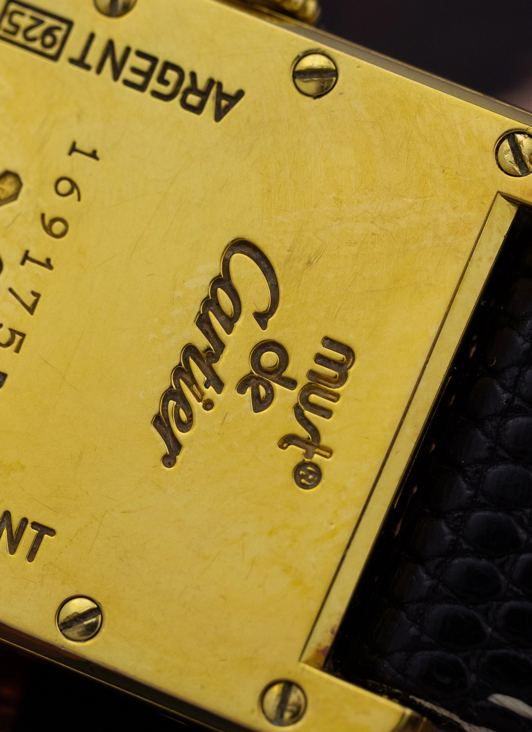 1990s Lady Cartier Must Tank Ivory Mid-Size Ref 2415