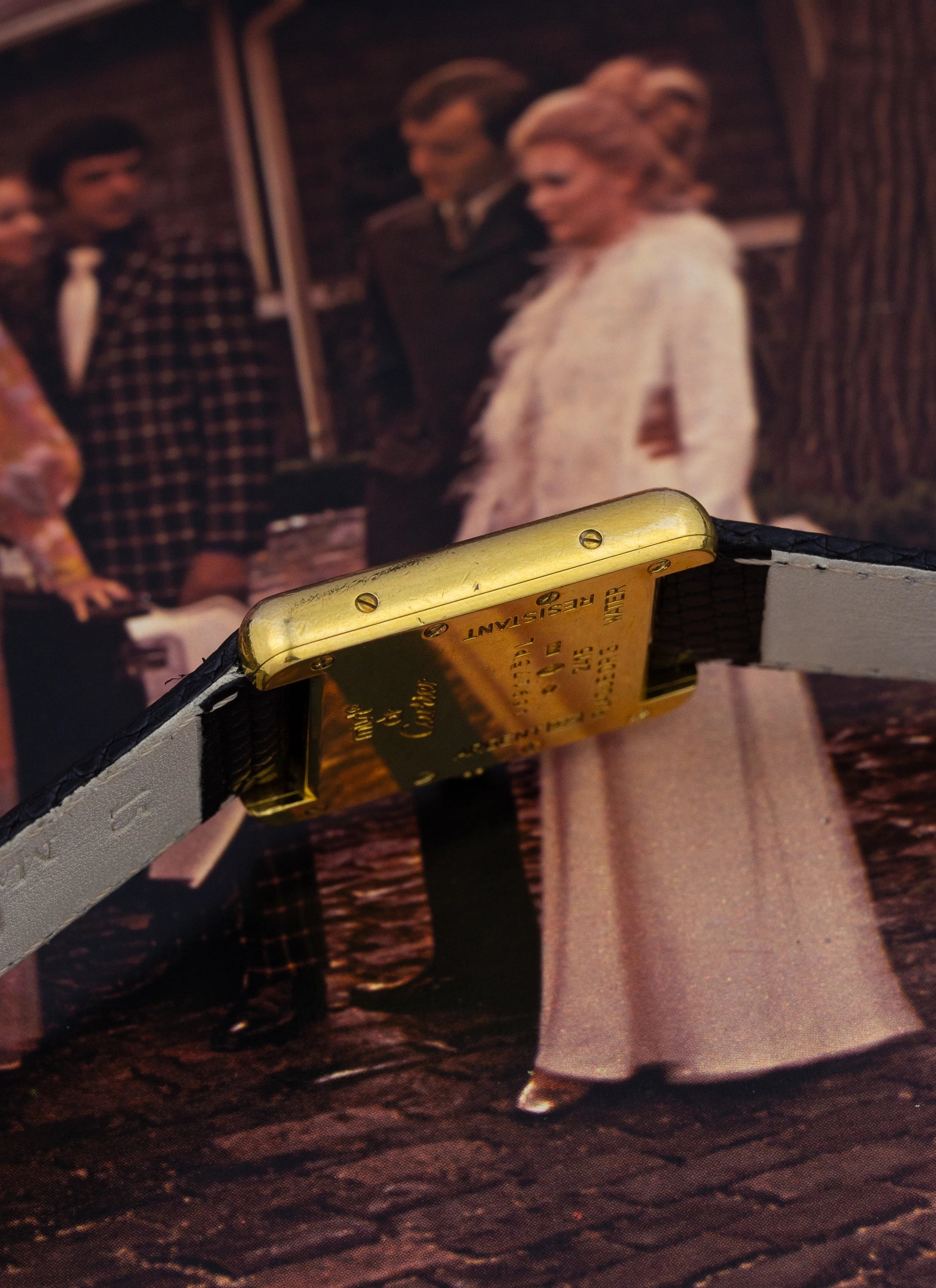 1990s Lady Cartier Must Tank Ivory Mid-Size Ref 2415