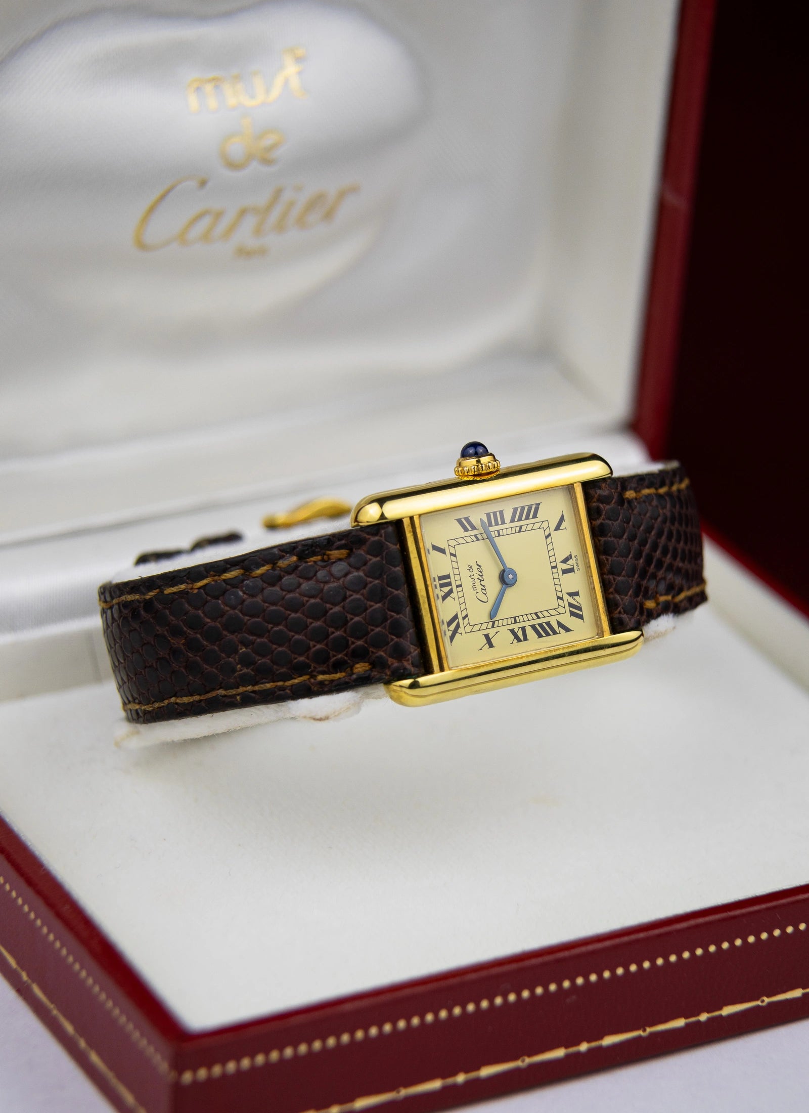 1990s Ladies Must de Cartier Tank Ivory 5057001