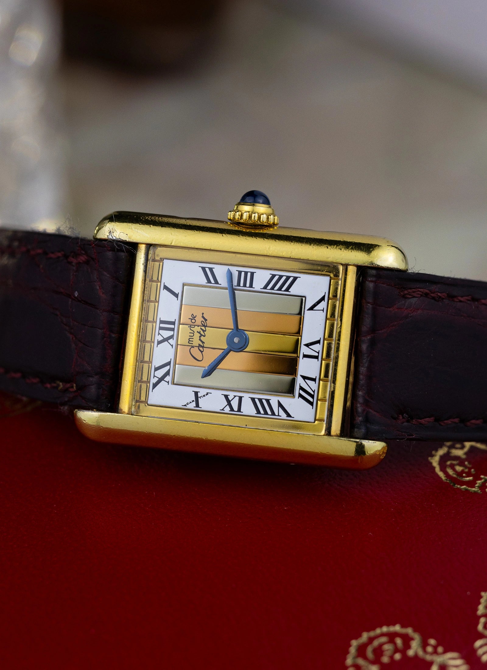 1980s Cartier Tank Trinity Dial 5057001