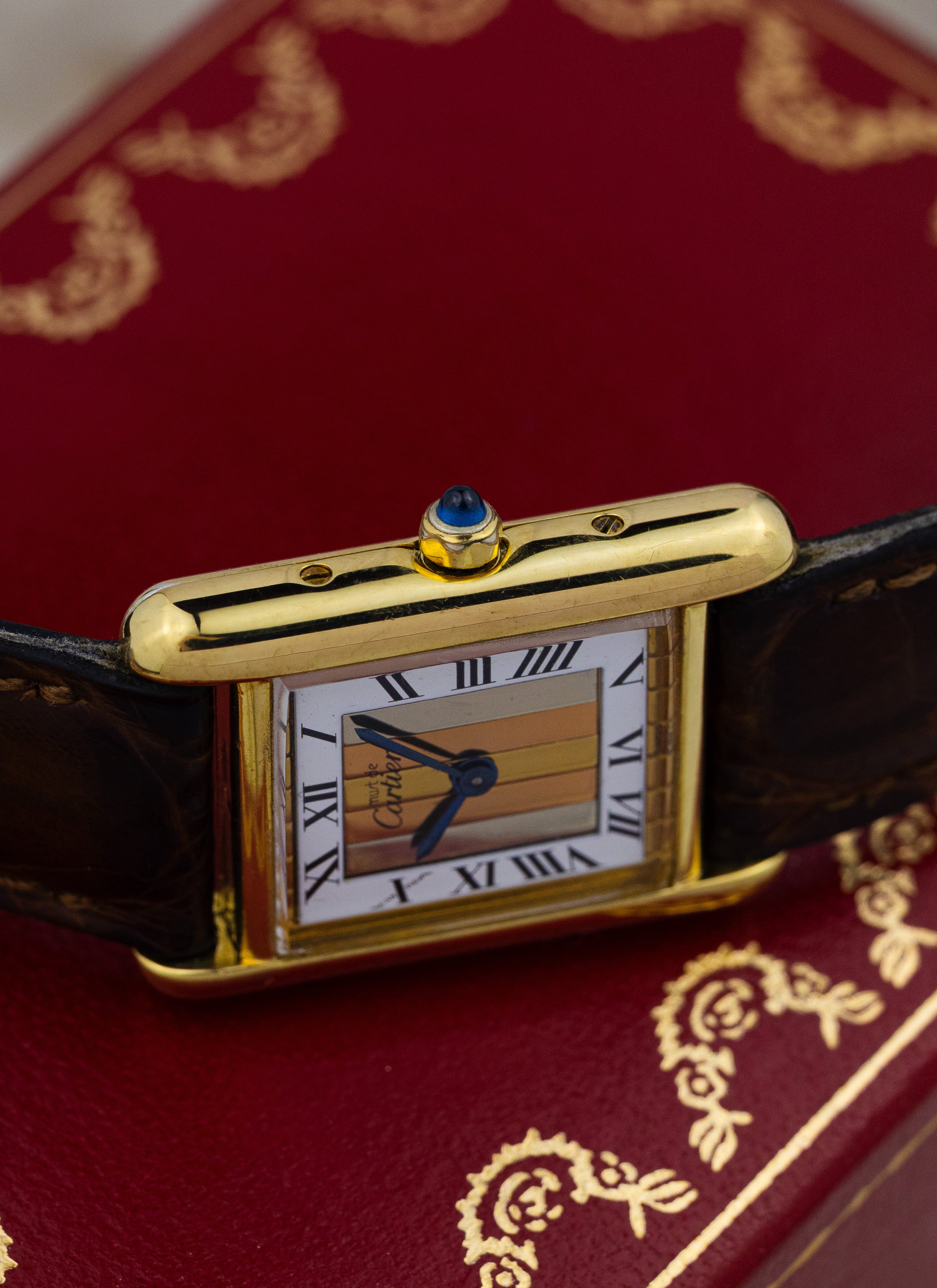 1990s Must de Cartier Tank Trinity Dial 3 66001