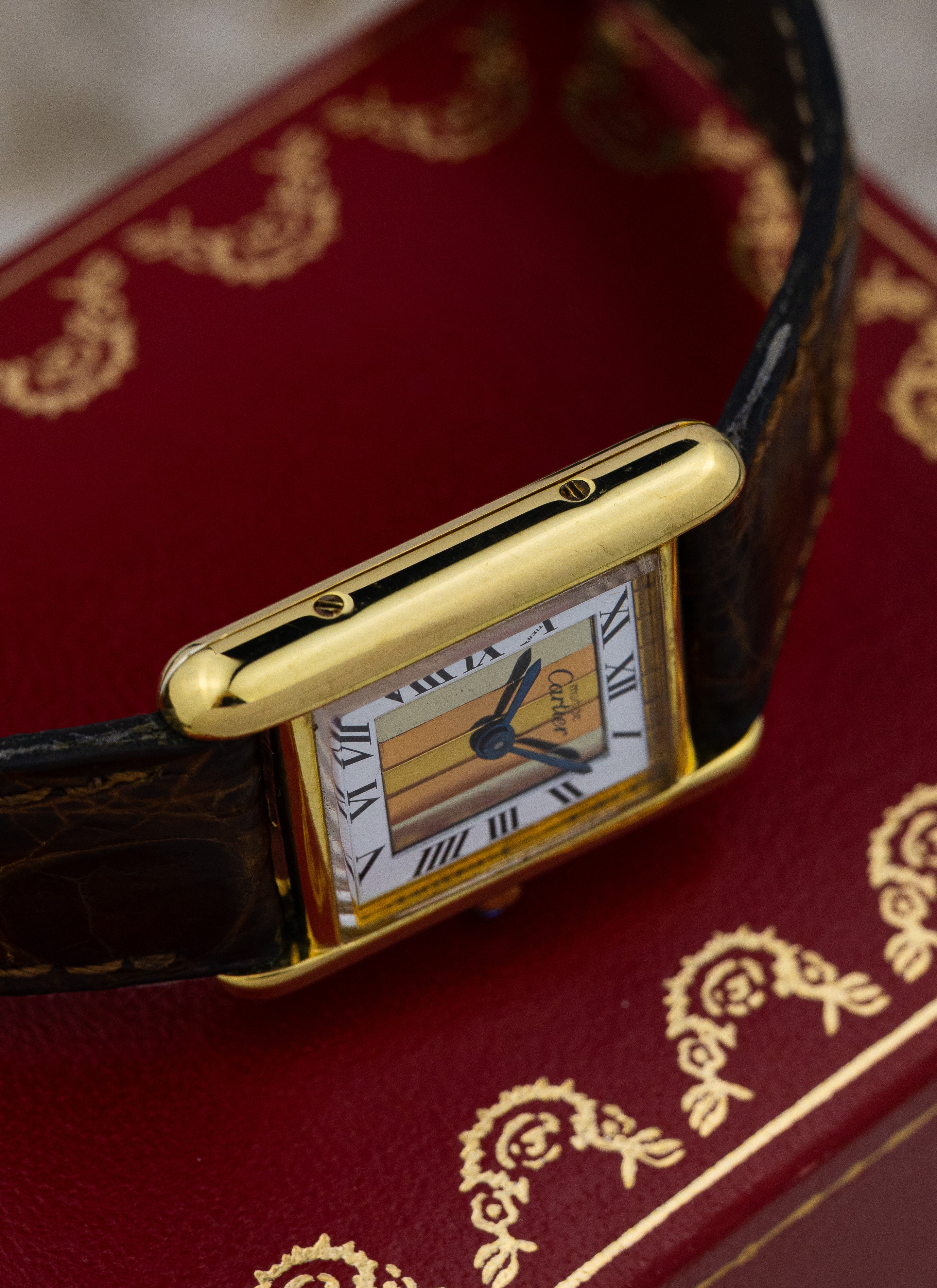 1990s Must de Cartier Tank Trinity Dial 3 66001