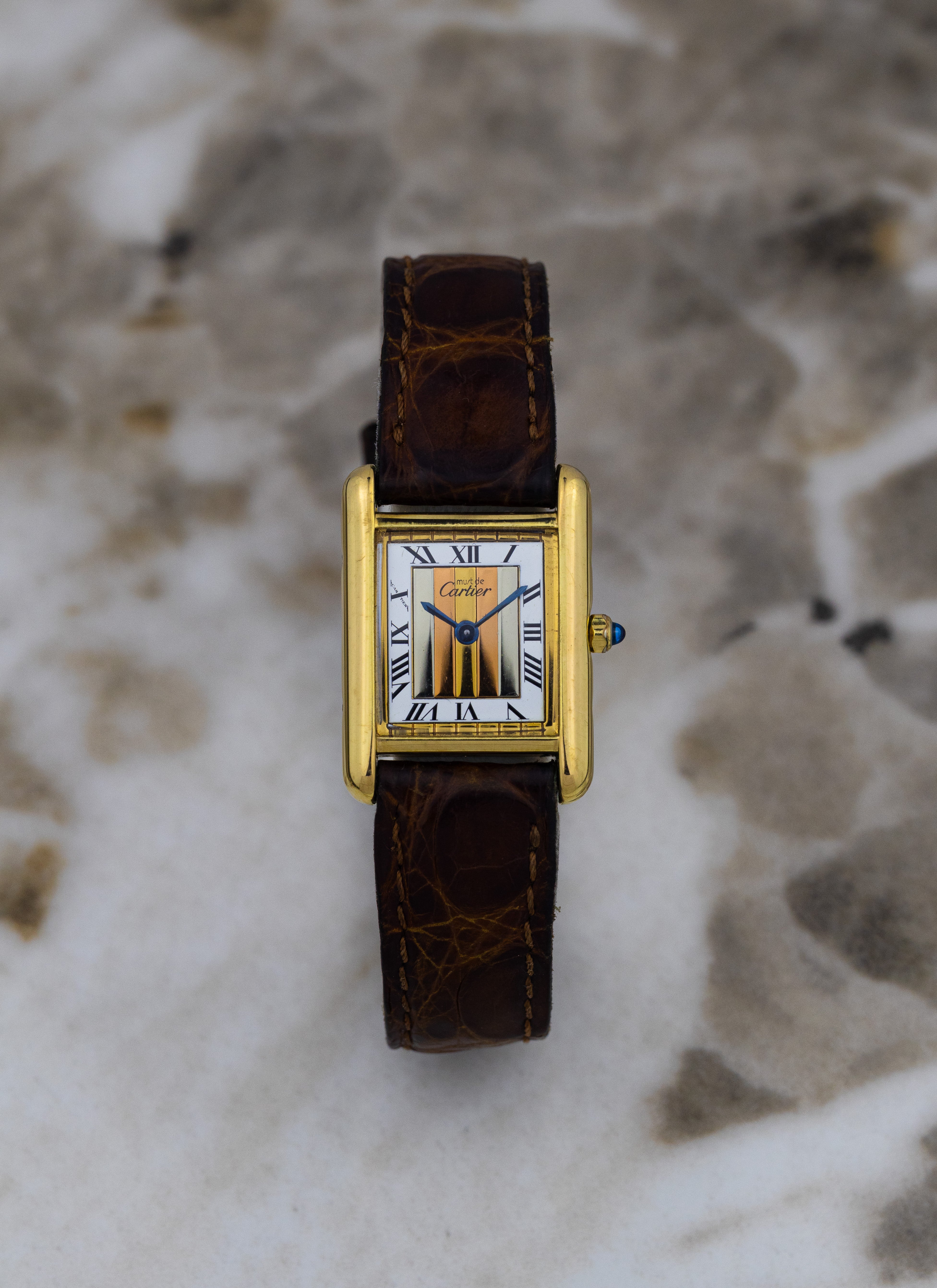 1990s Must de Cartier Tank Trinity Dial 3 66001
