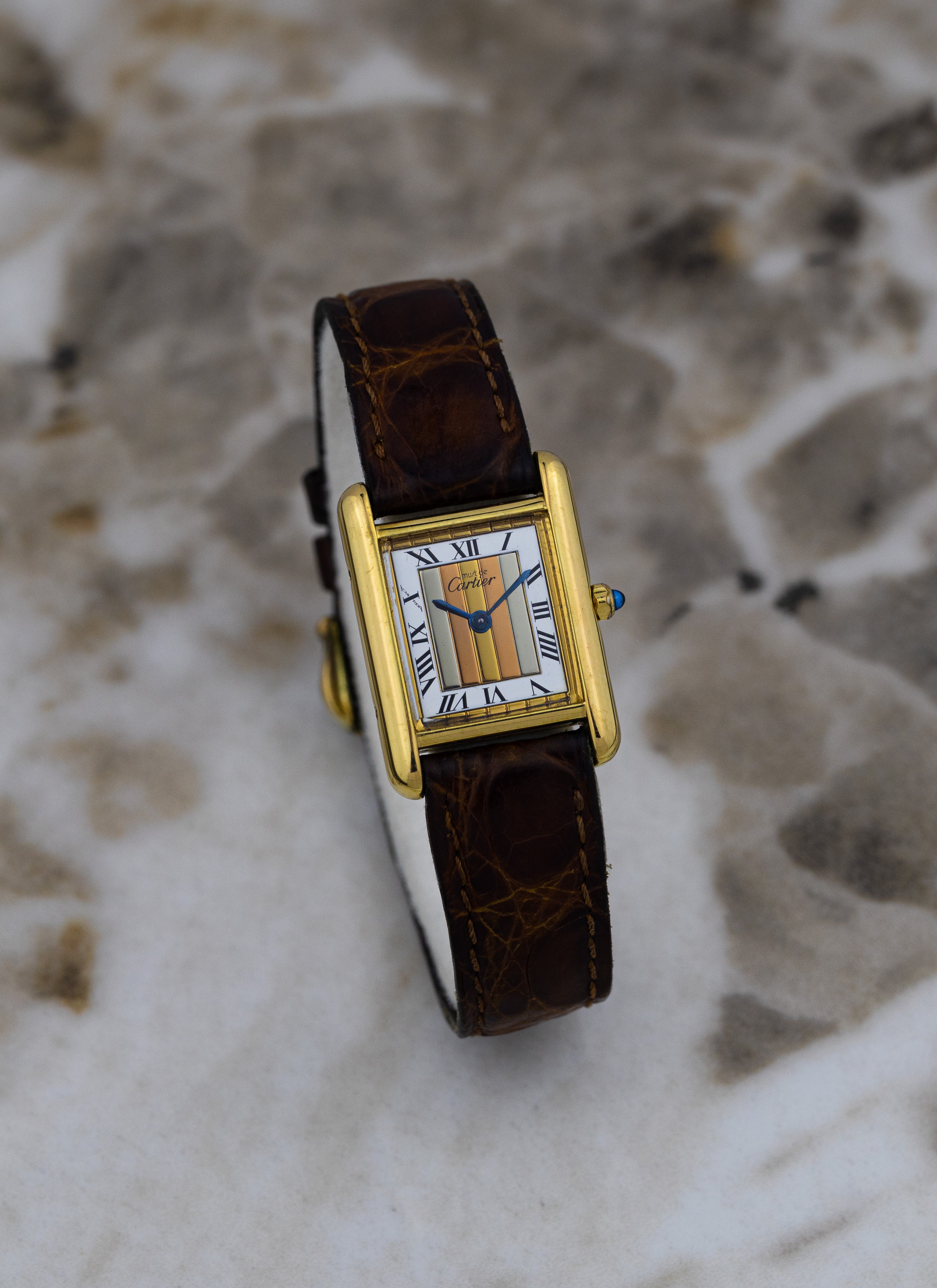 1990s Must de Cartier Tank Trinity Dial 3 66001