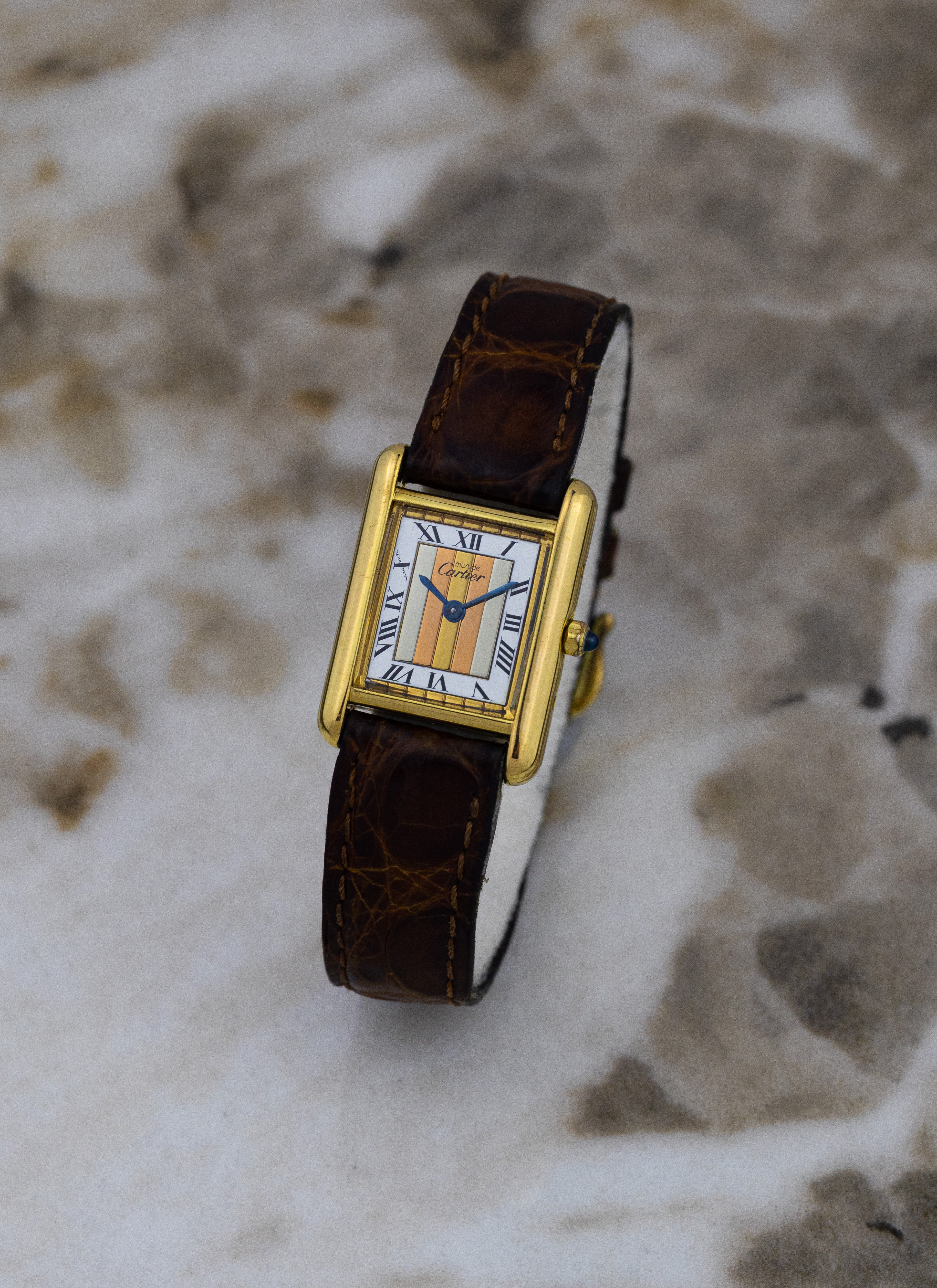 1990s Must de Cartier Tank Trinity Dial 3 66001