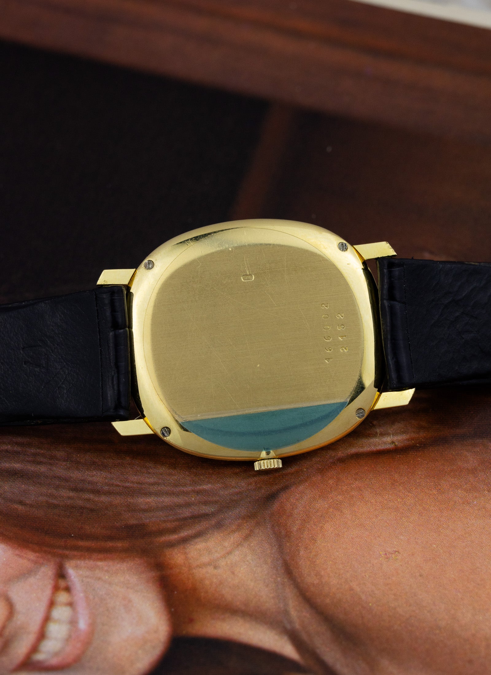 1980s 18K Chopard Ellipse Roman Dial 162152-0001 Service Card