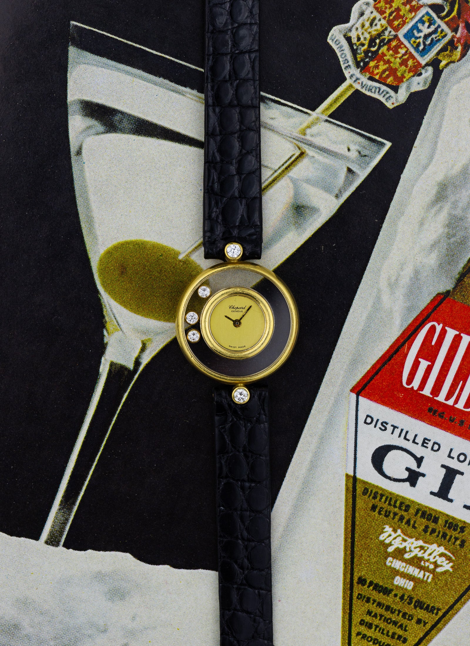 1990s 18K Lady Chopard Happy Diamonds 4100