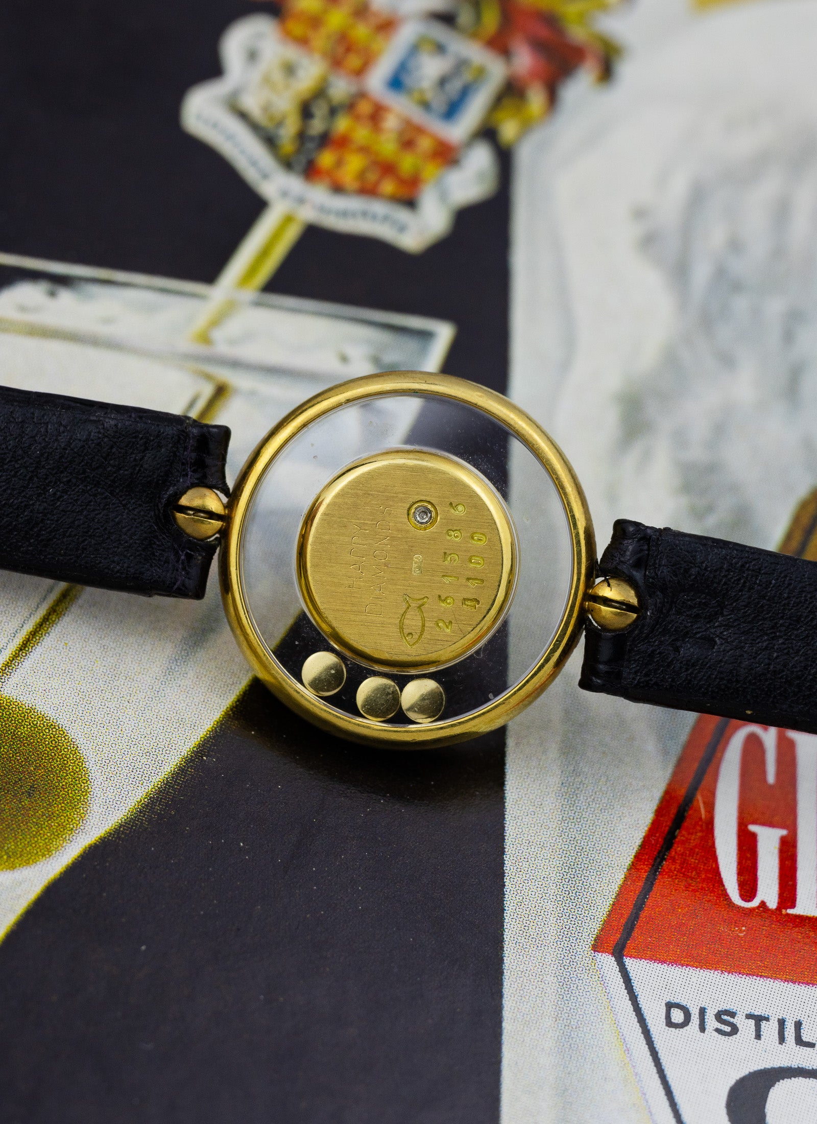 1990s 18K Lady Chopard Happy Diamonds 4100