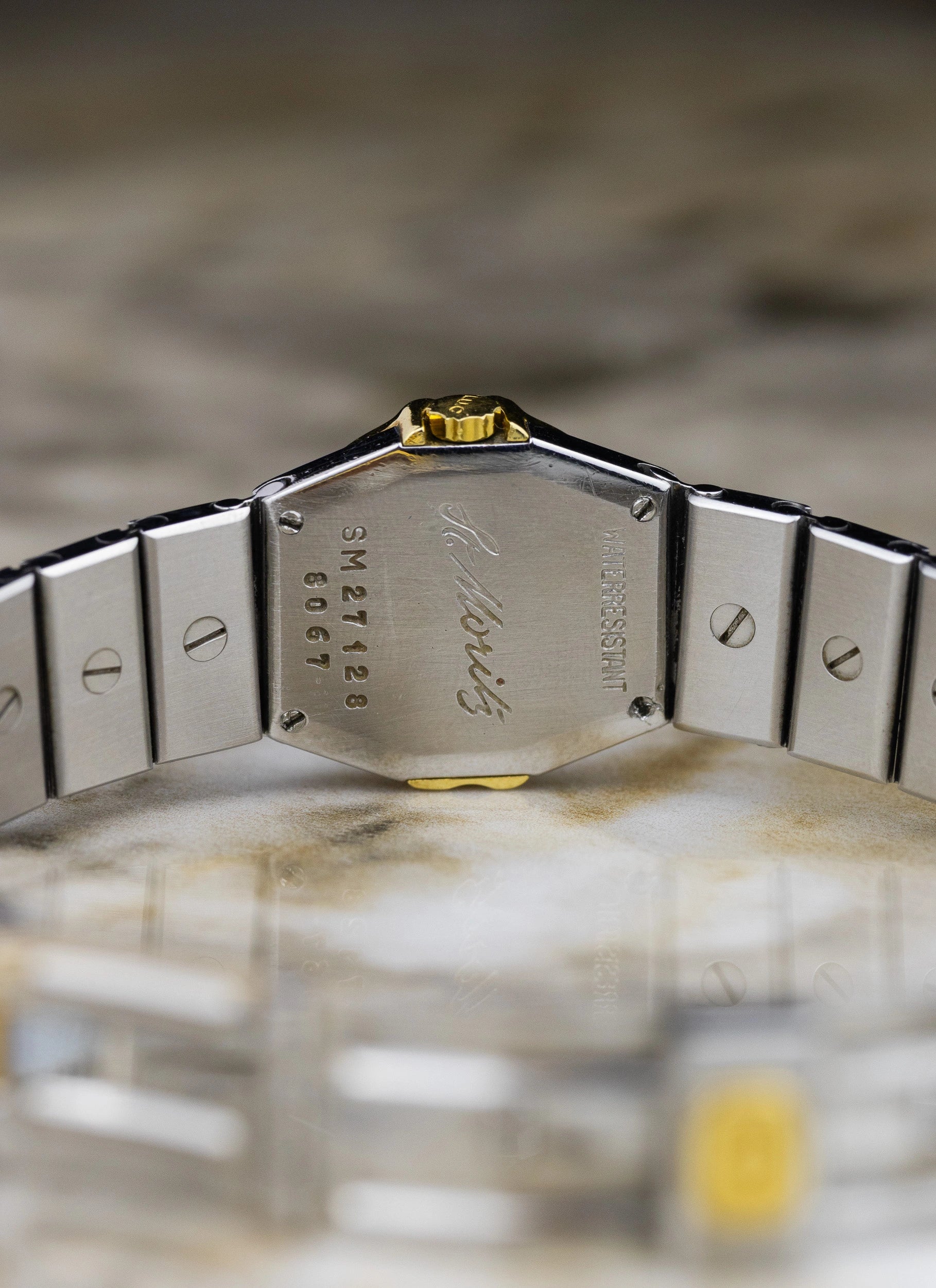 1990s Lady Chopard St. Moritz Bicolor Diamonds 8067