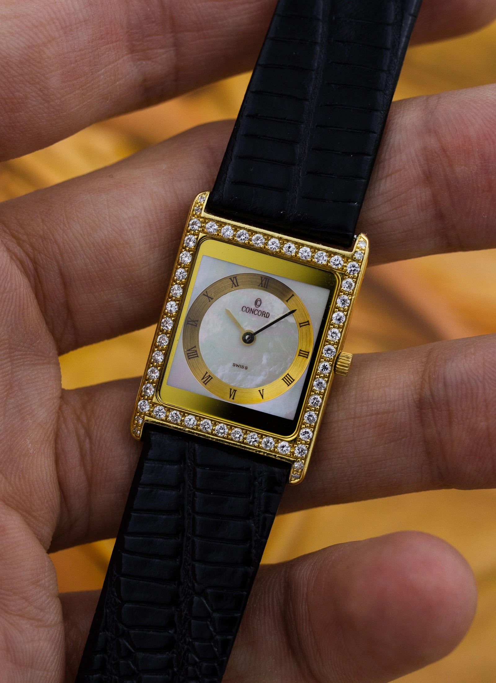 1990s 18K Concord Delirium MOP Dial & Diamonds 51.90.668G