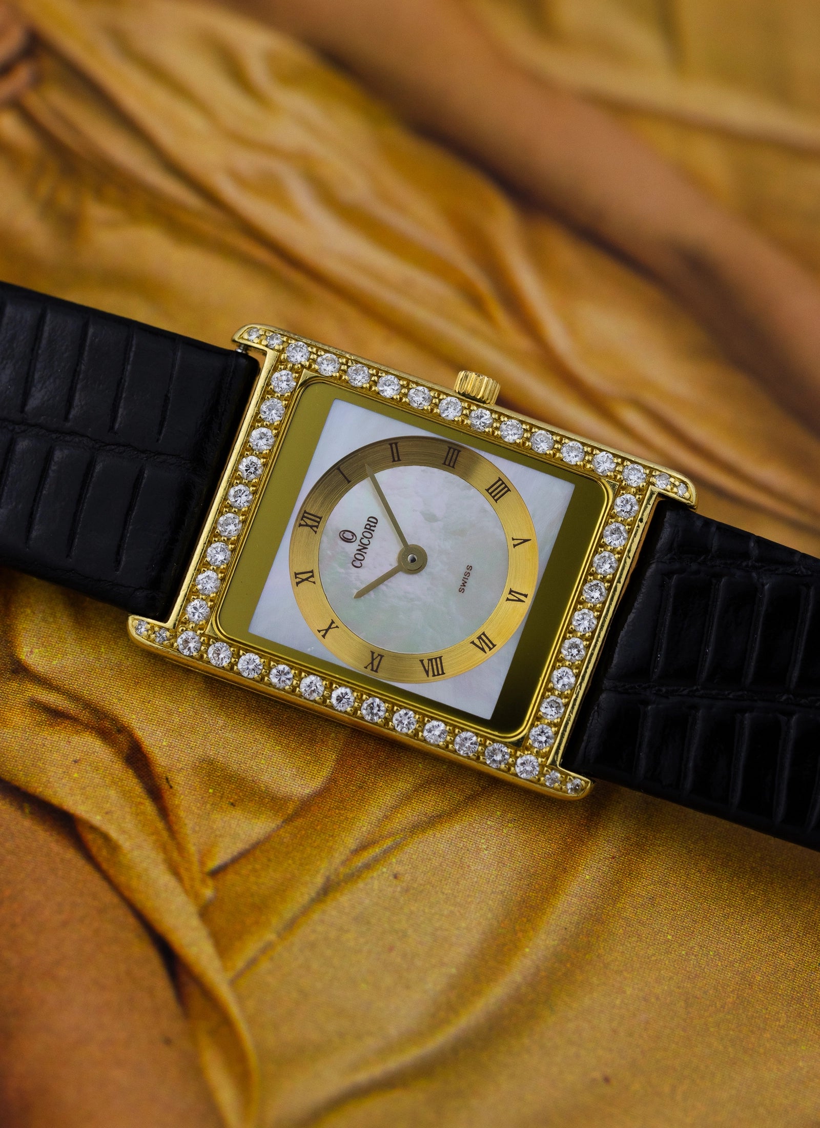 1990s 18K Concord Delirium MOP Dial & Diamonds 51.90.668G