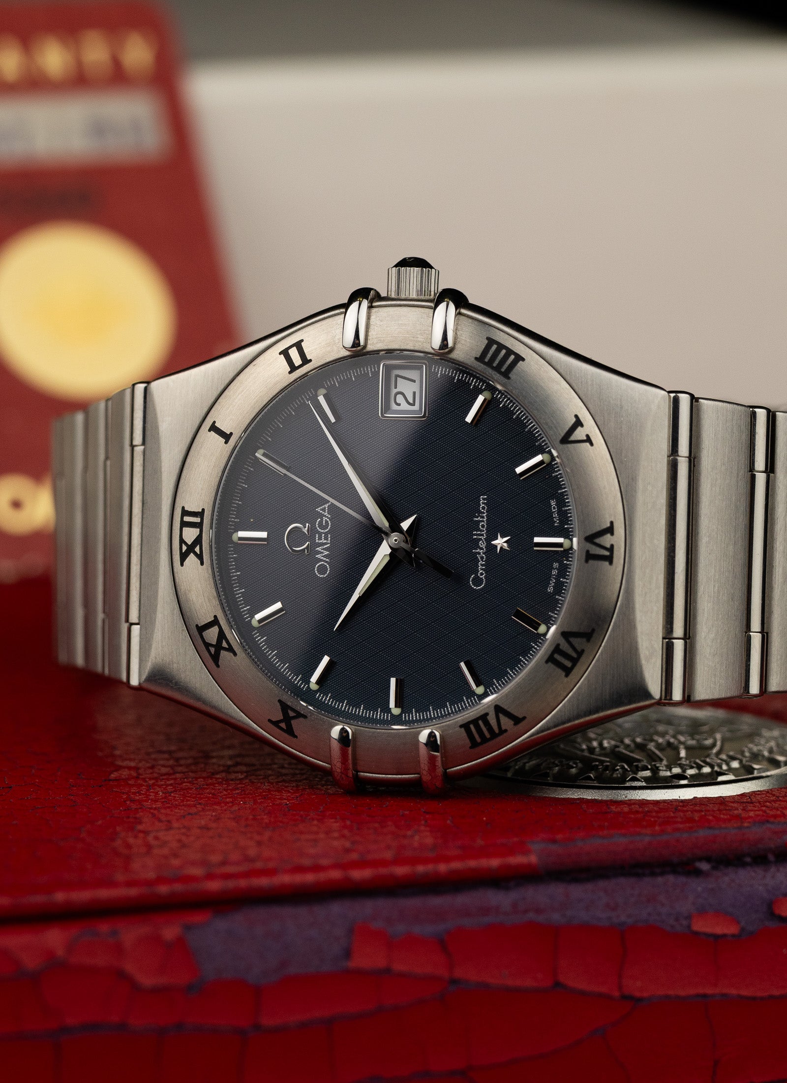 1998 Omega Constellation Manhattan Grey Dial 1512.40 cal. 1532 Full Set